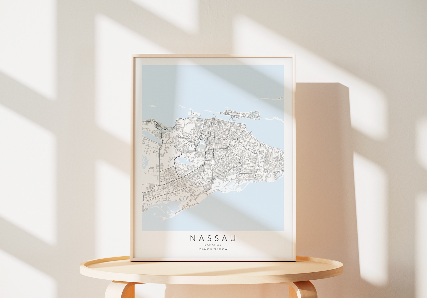 Nassau Map Print