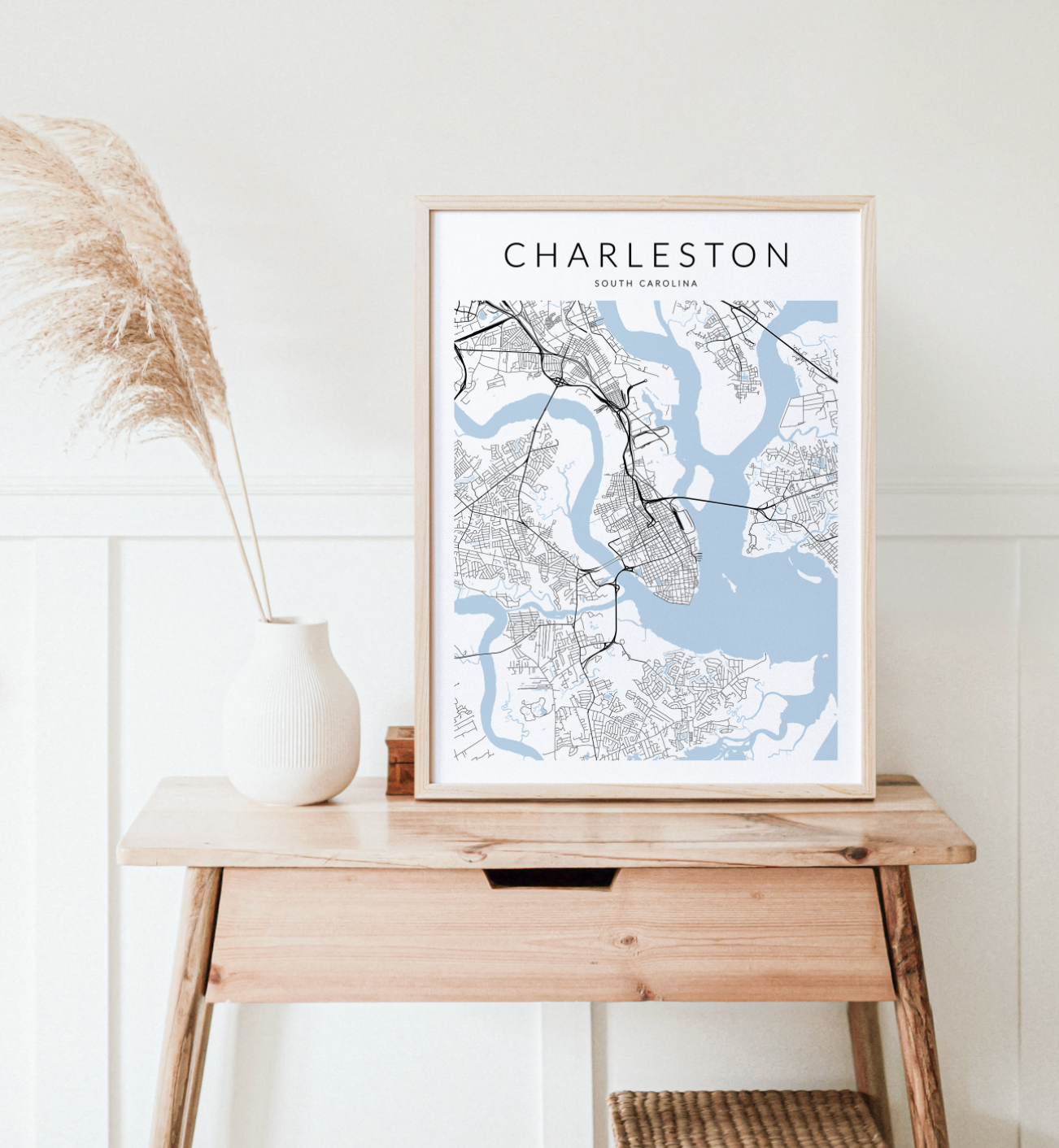 Charleston South Carolina Map Print