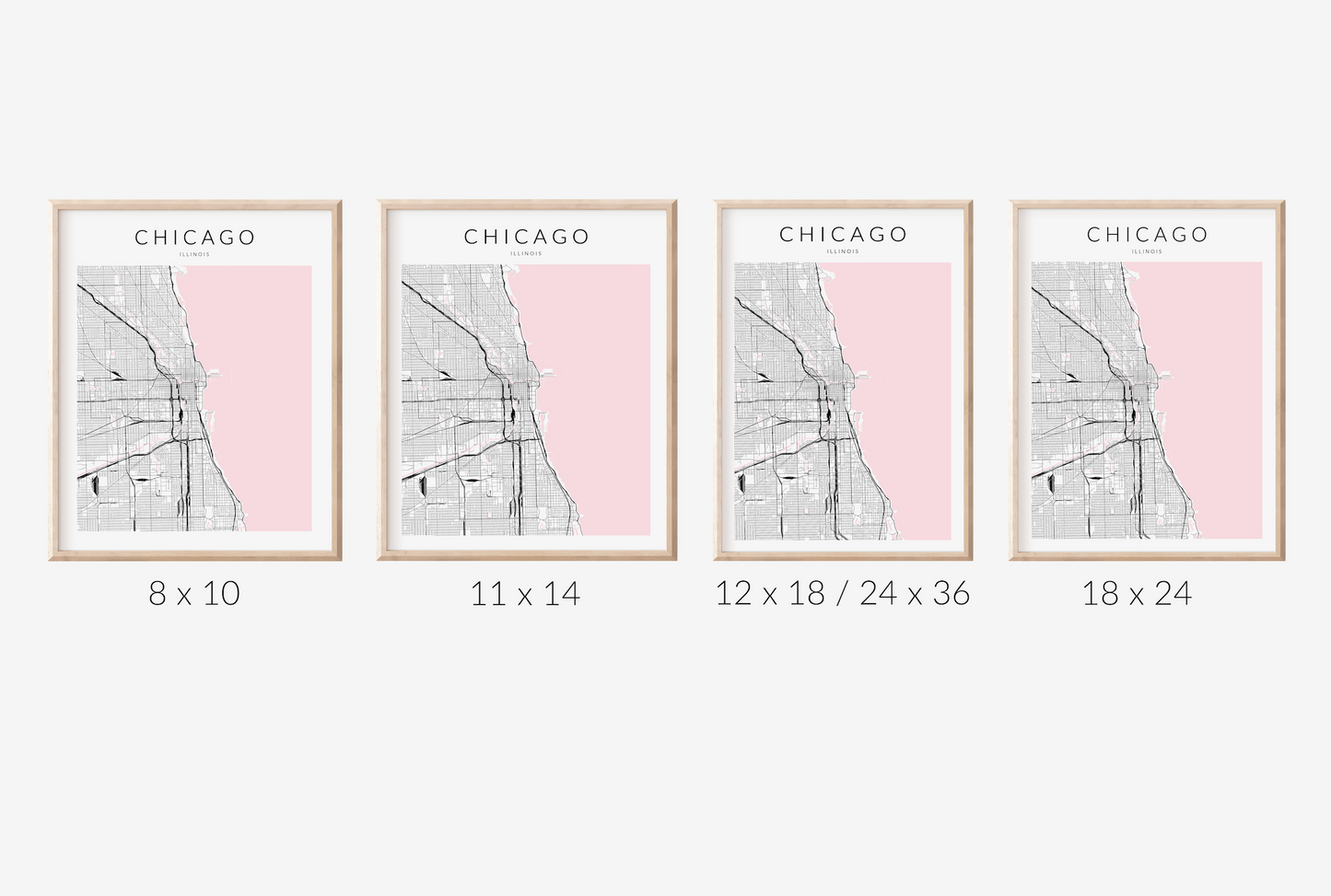 Chicago Map Print