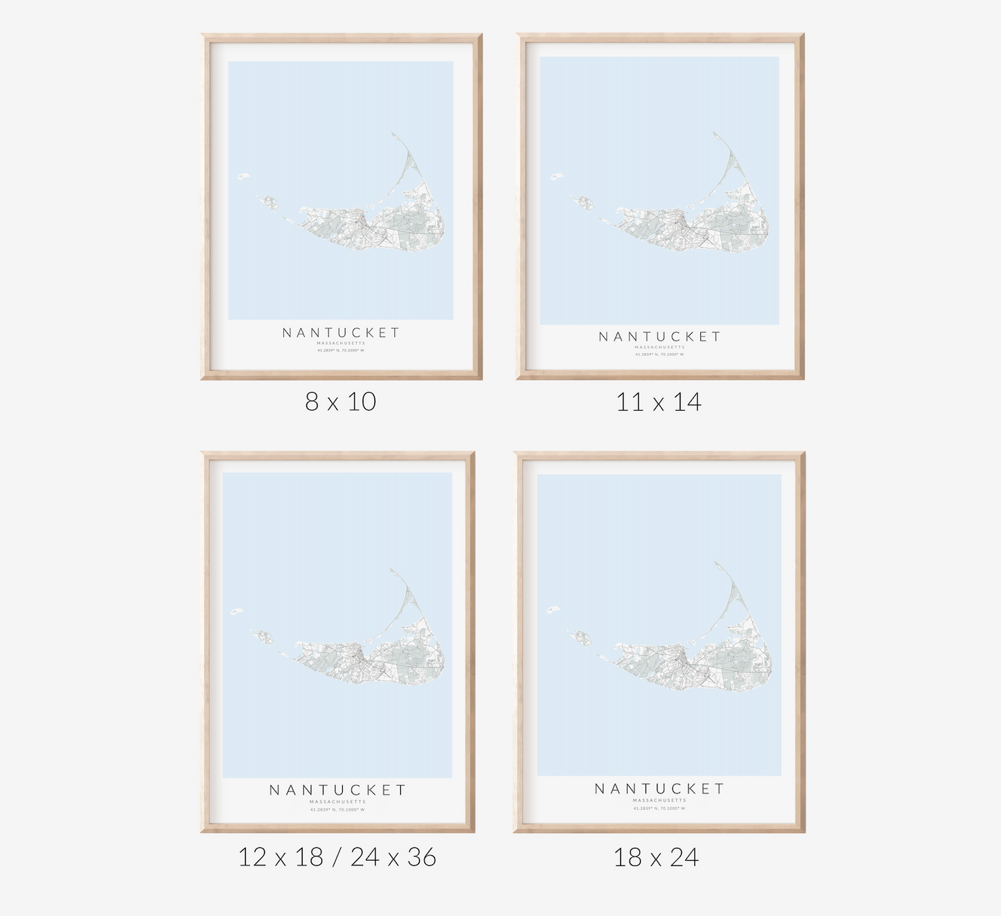 Martha's Vineyard Map Print