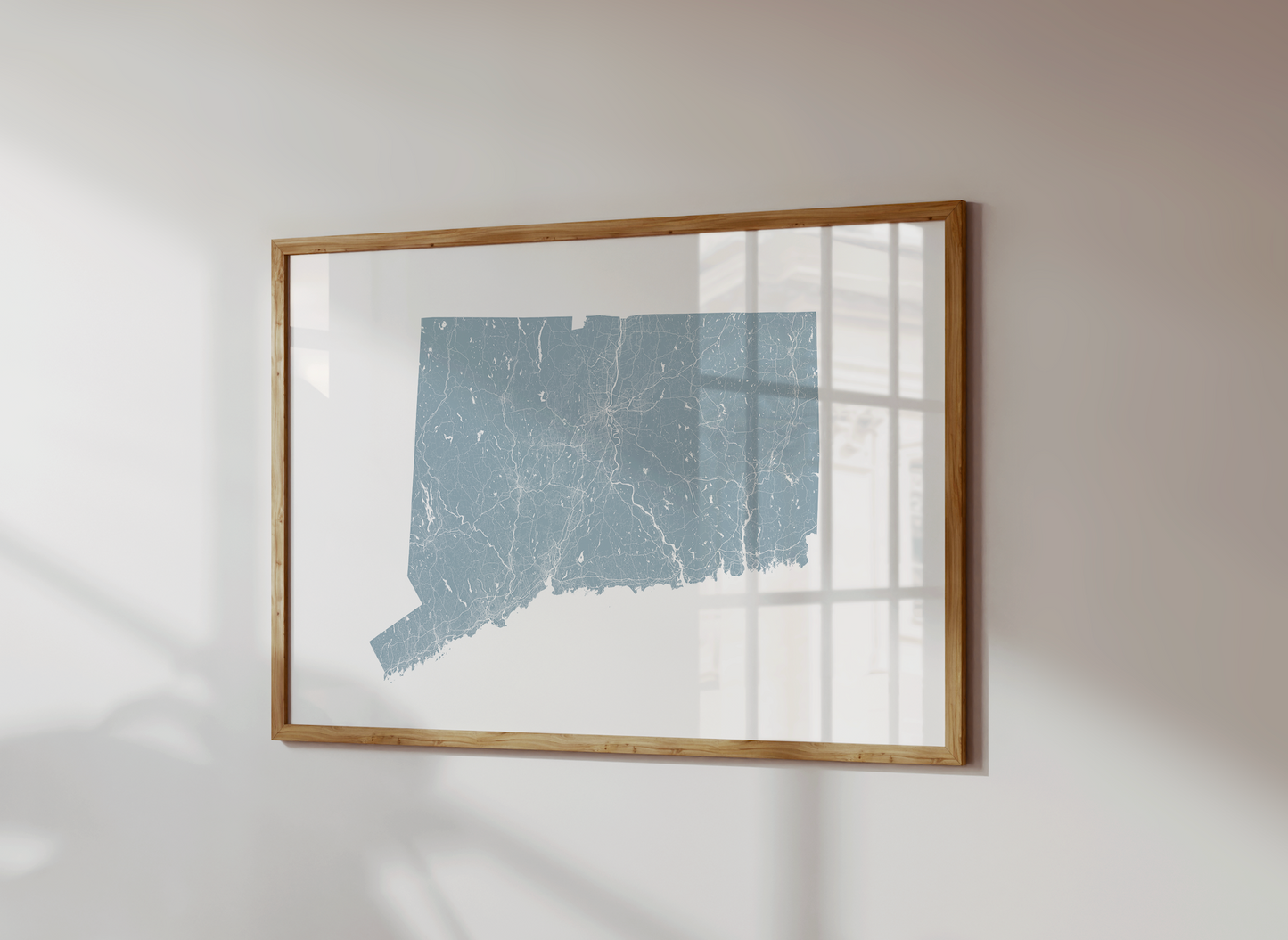 Connecticut Map Print