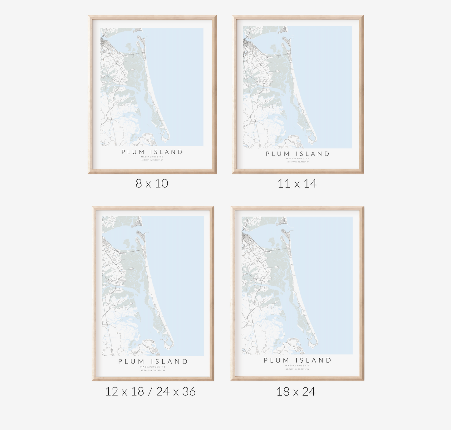 Plum Island Massachusetts Map Print