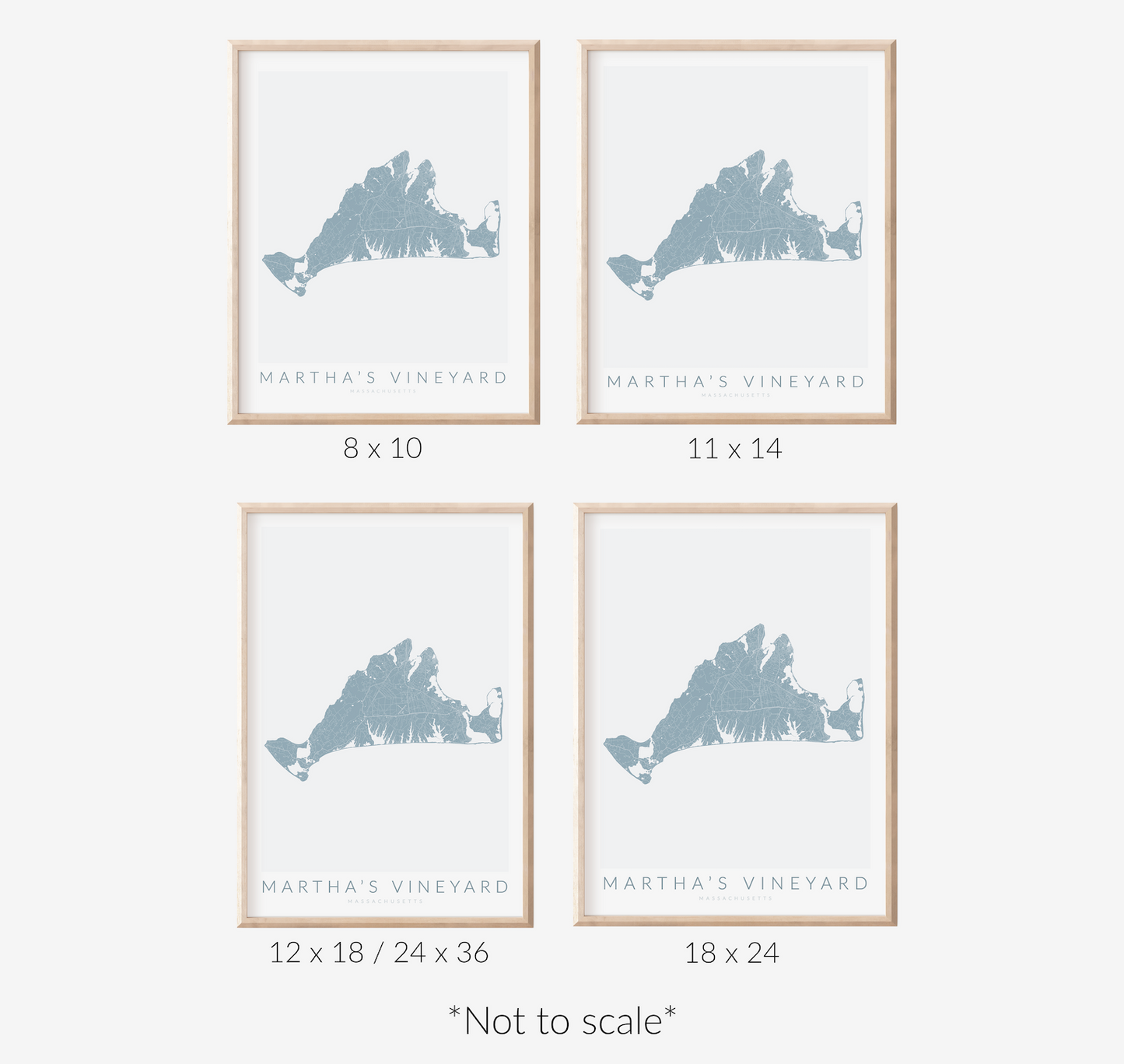 Martha's Vineyard Map Print