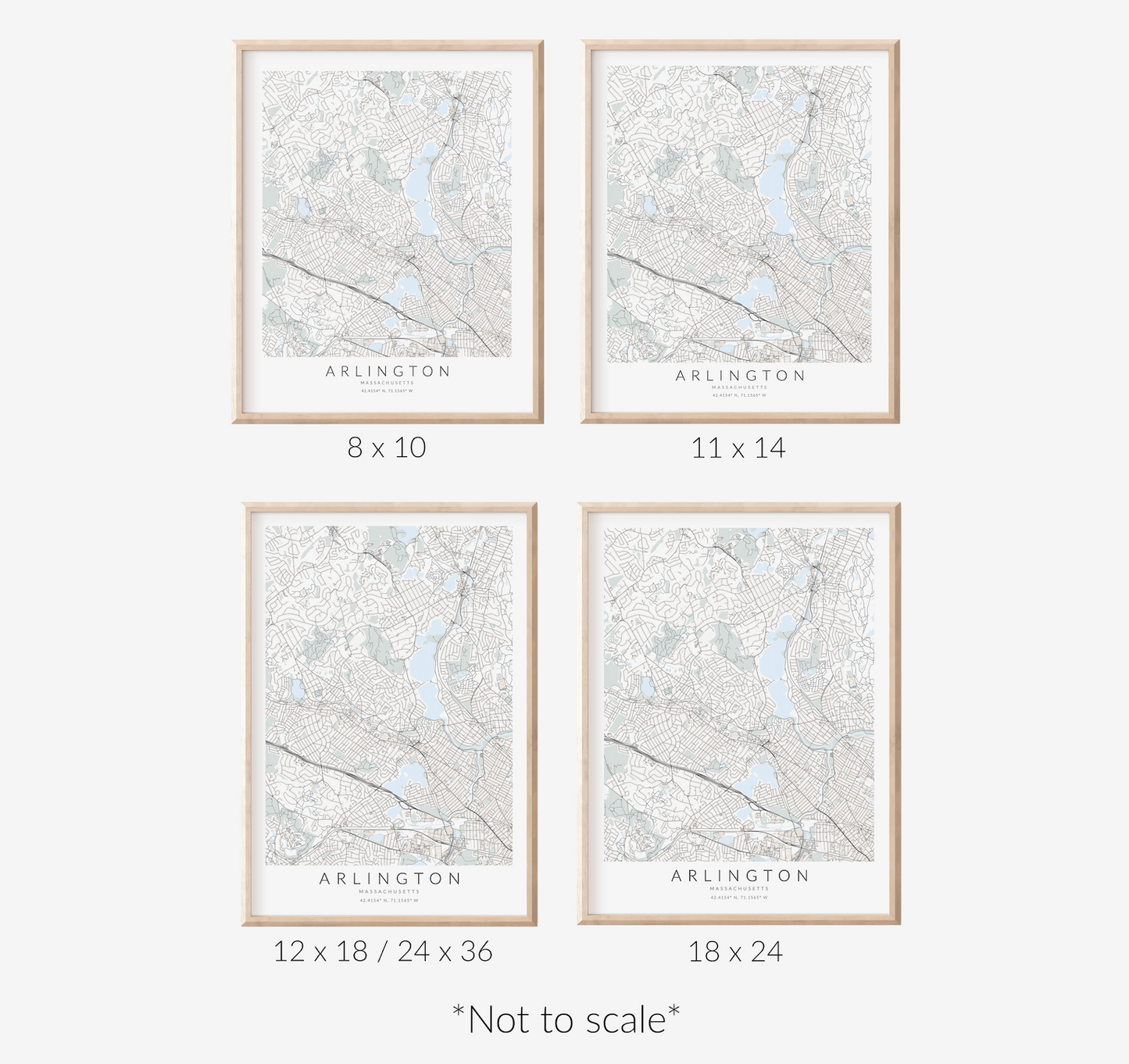 Arlington Map Print