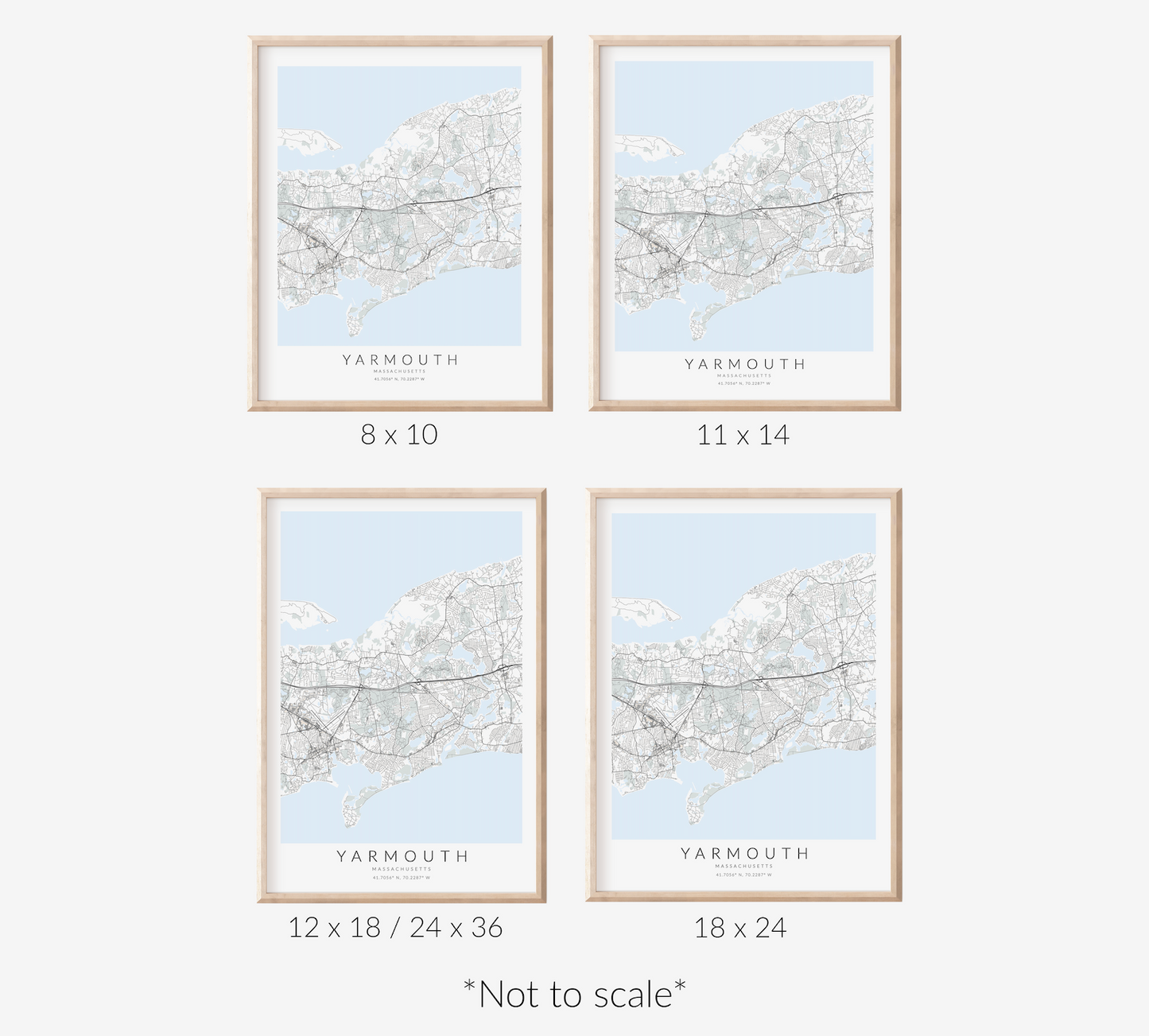 Yarmouth Map Print