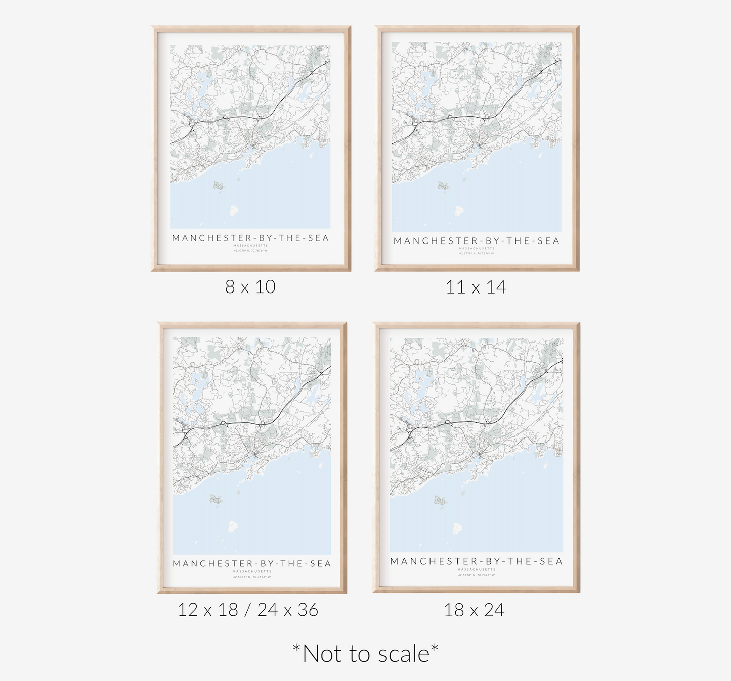 Manchester-by-the-Sea Map Print