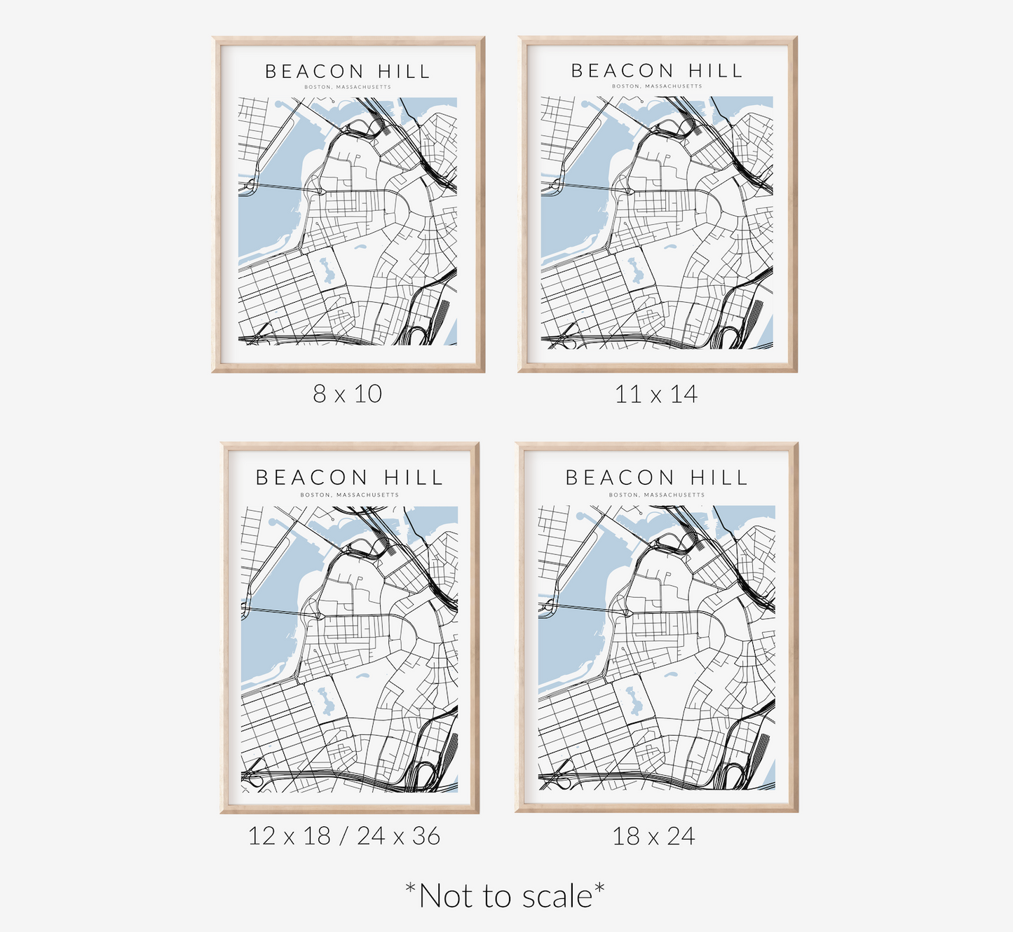 Beacon Hill Map Print