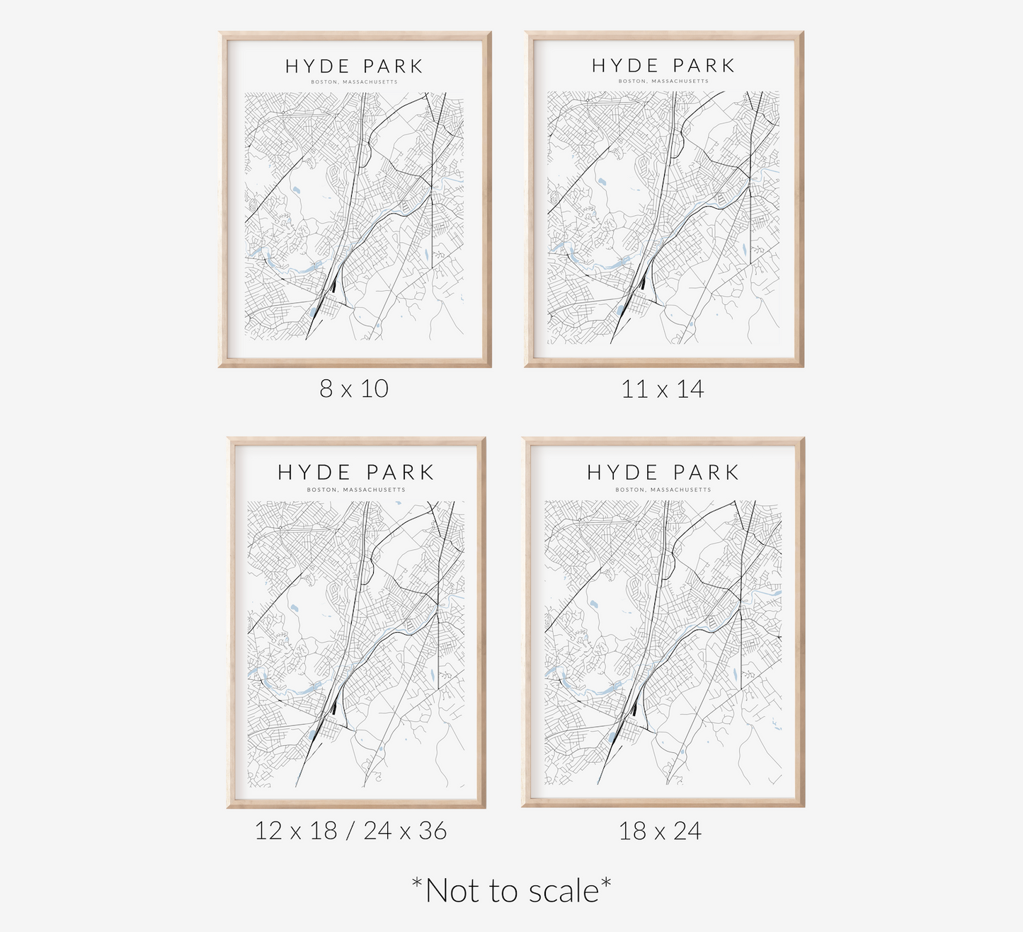 Hyde Park Map Print