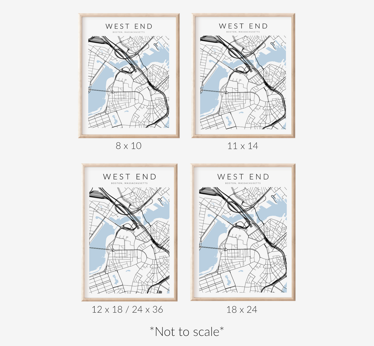 West End Map Print