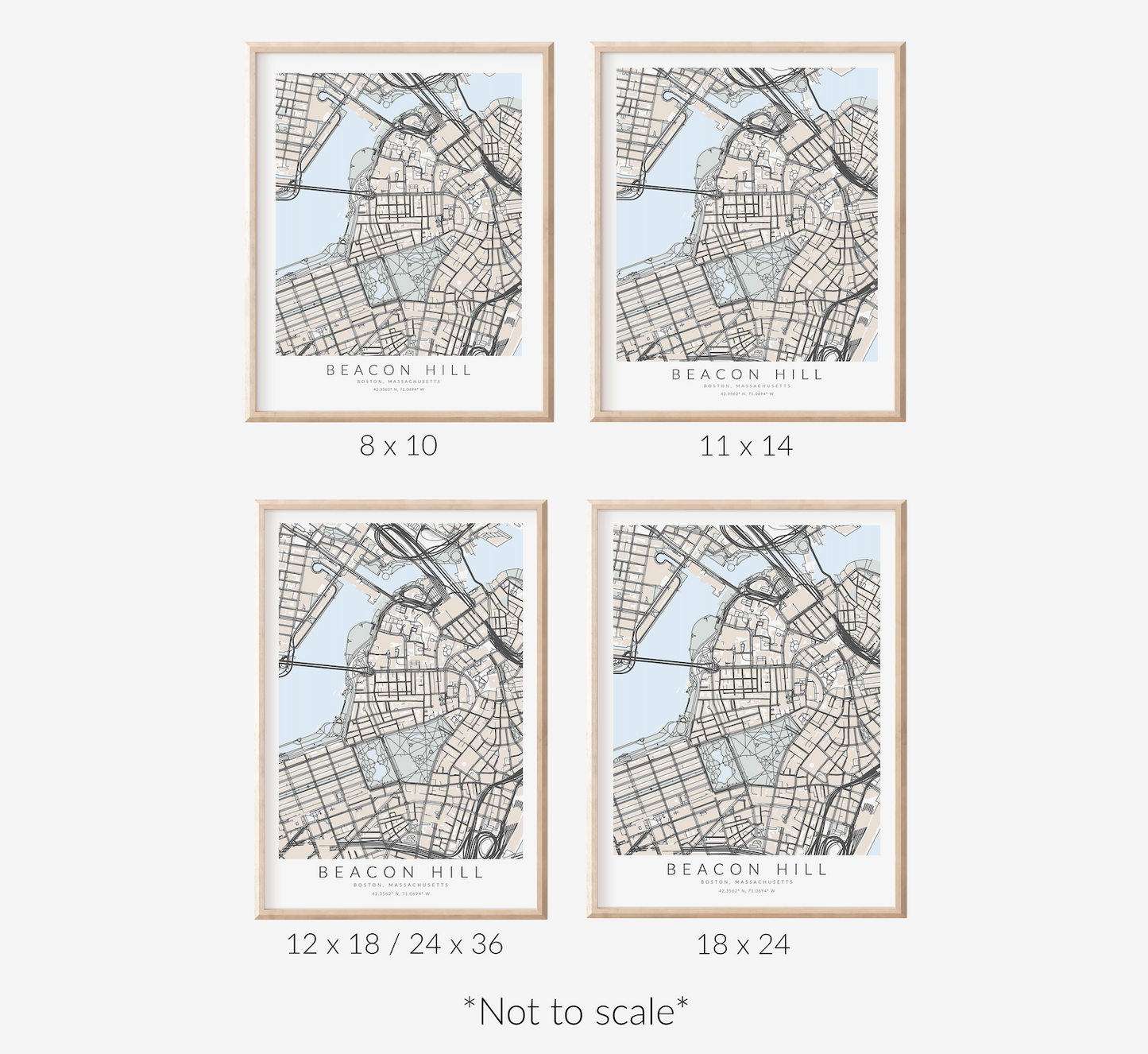 Beacon Hill Map Print