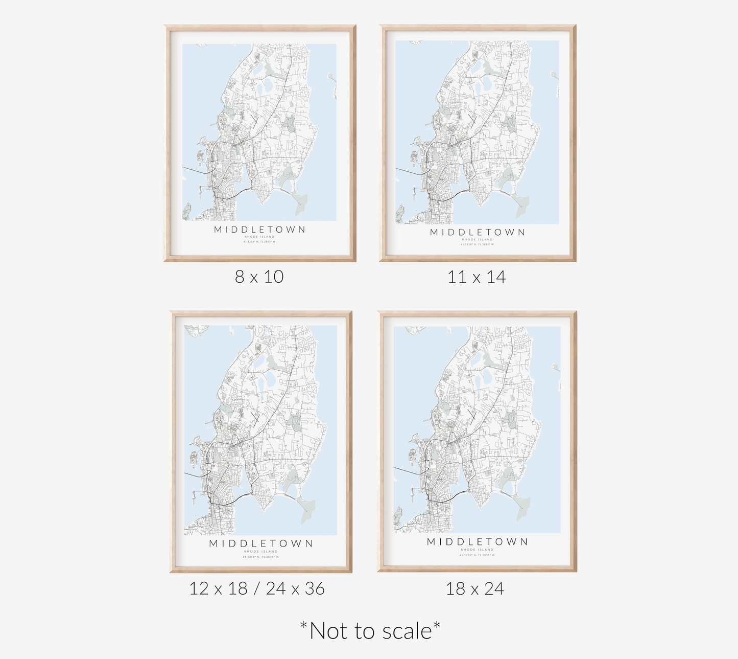 Middletown Map Print