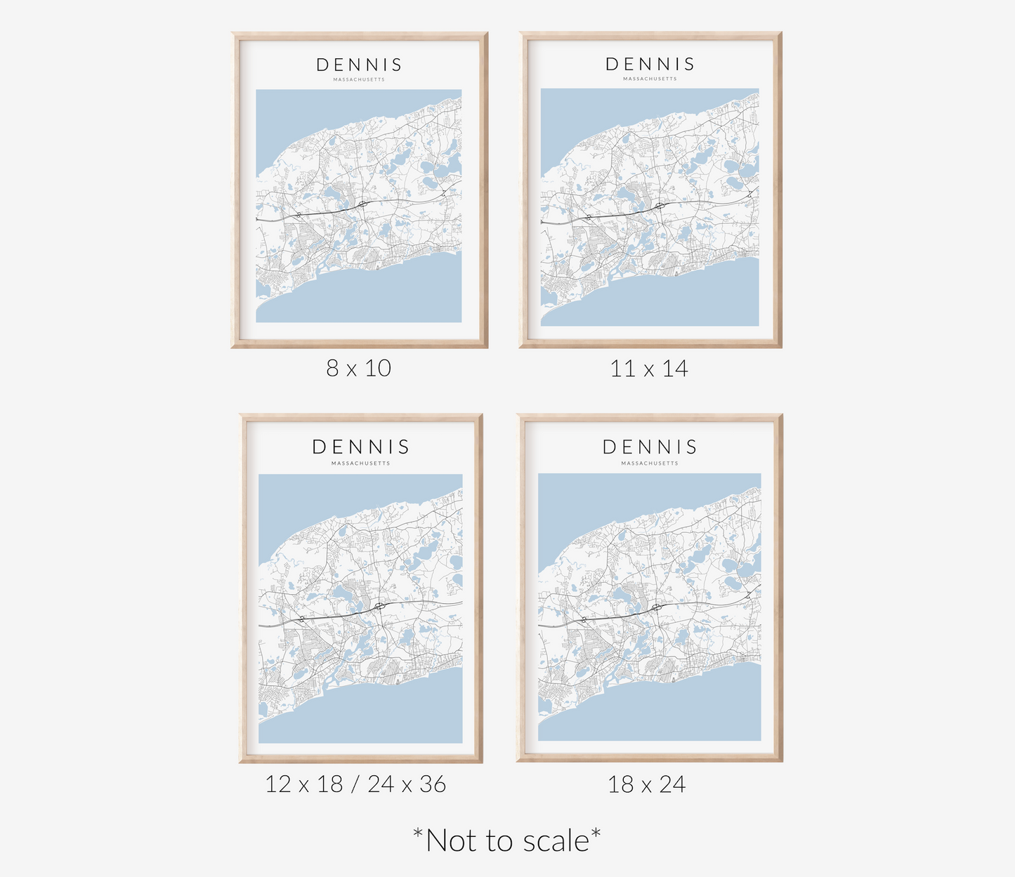 Dennis Map Print