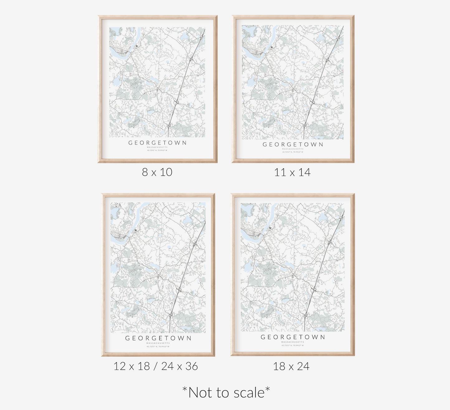 Georgetown Map Print