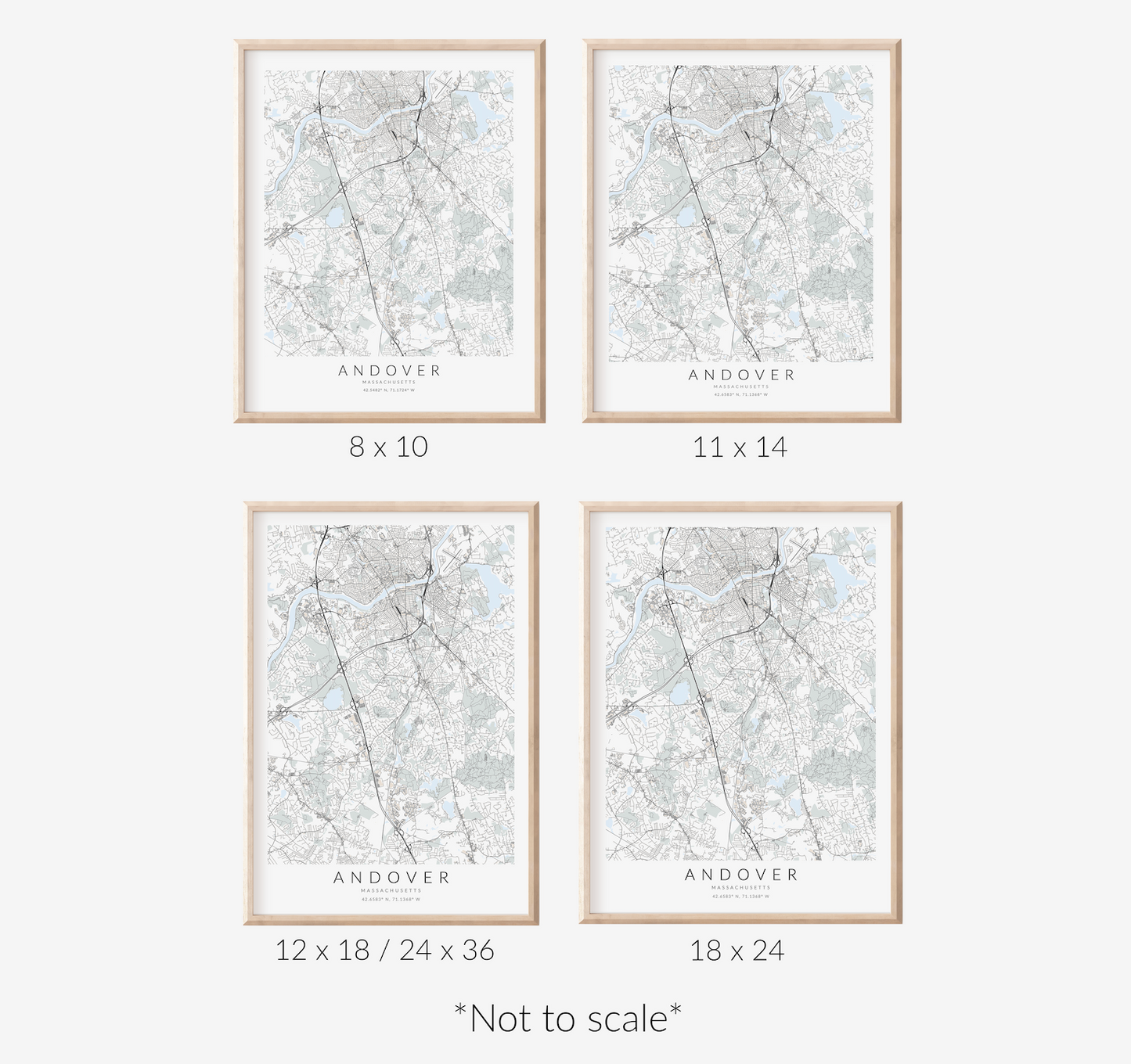 Andover Map Print
