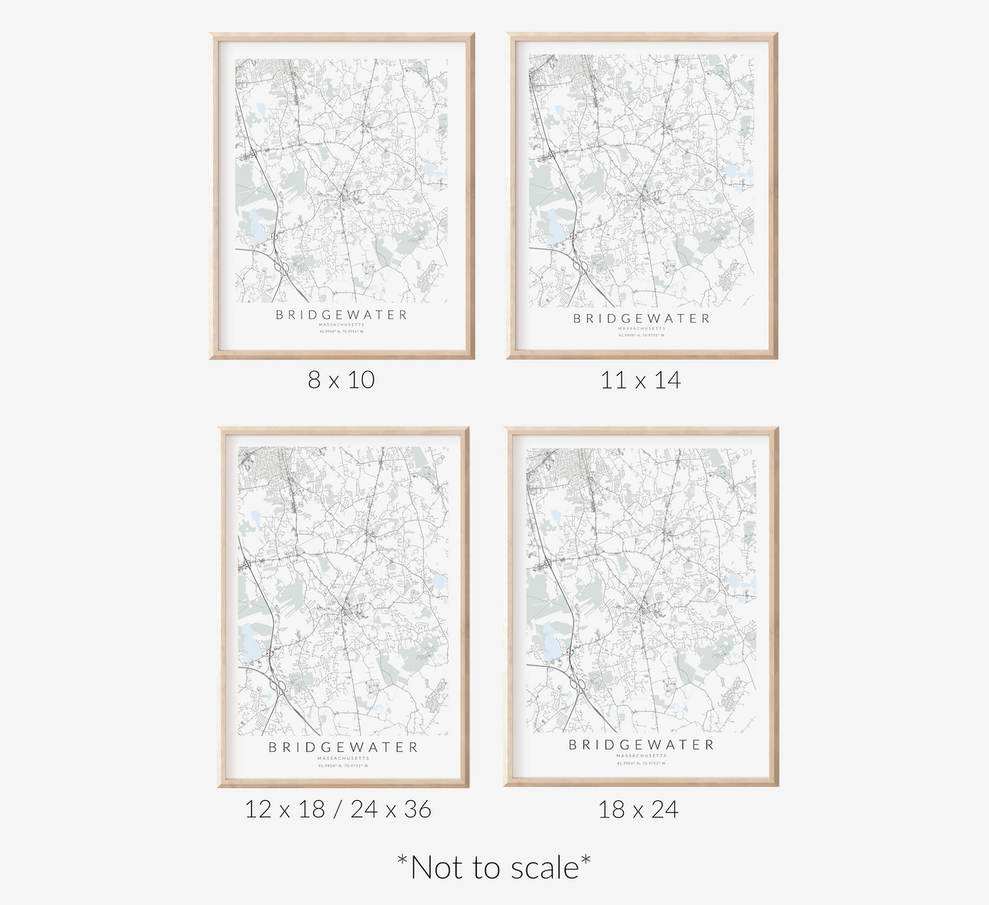 Bridgewater Map Print