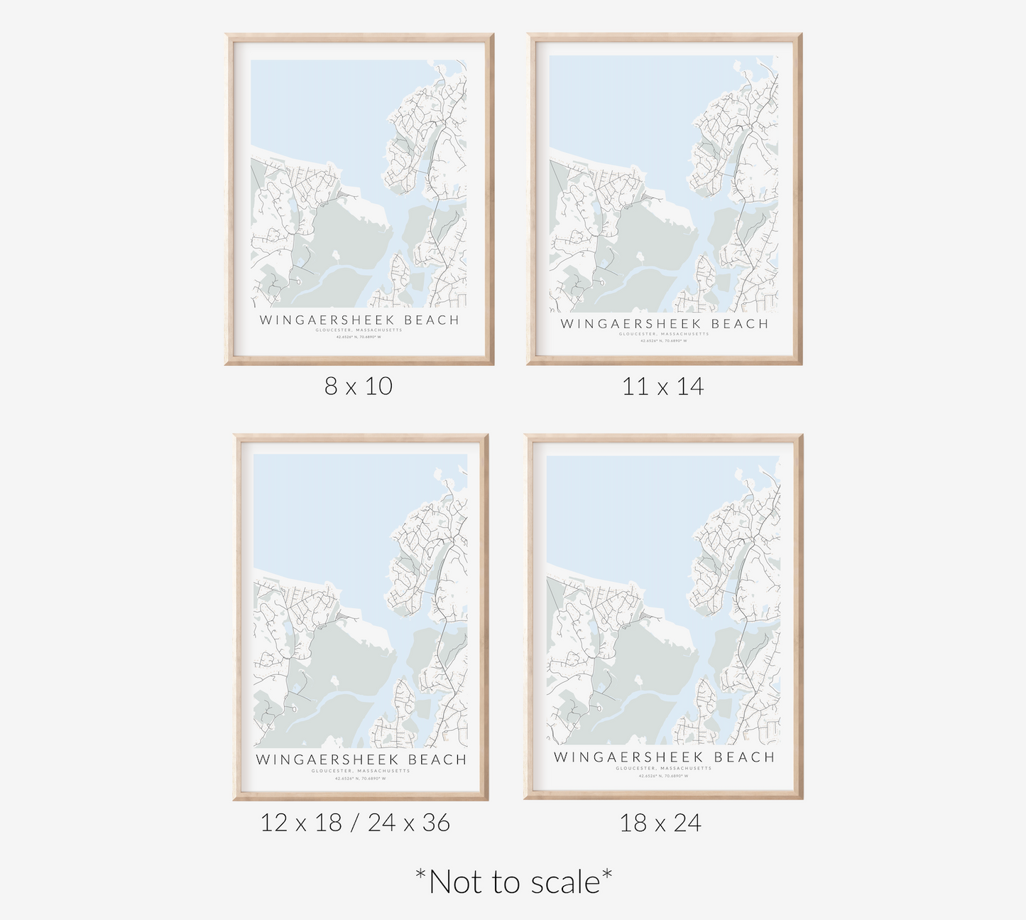 Wingaersheek Beach Map Print