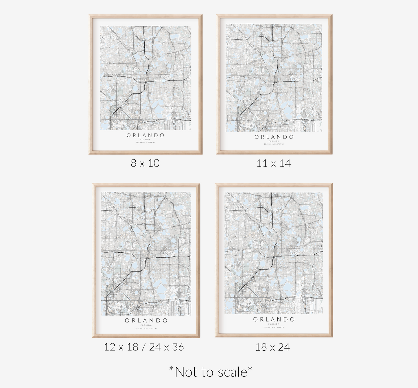 Orlando Map Print
