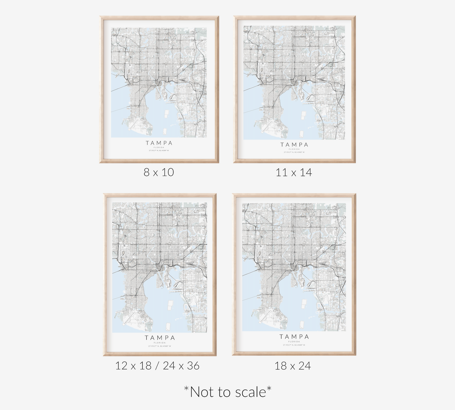 Tampa Map Print