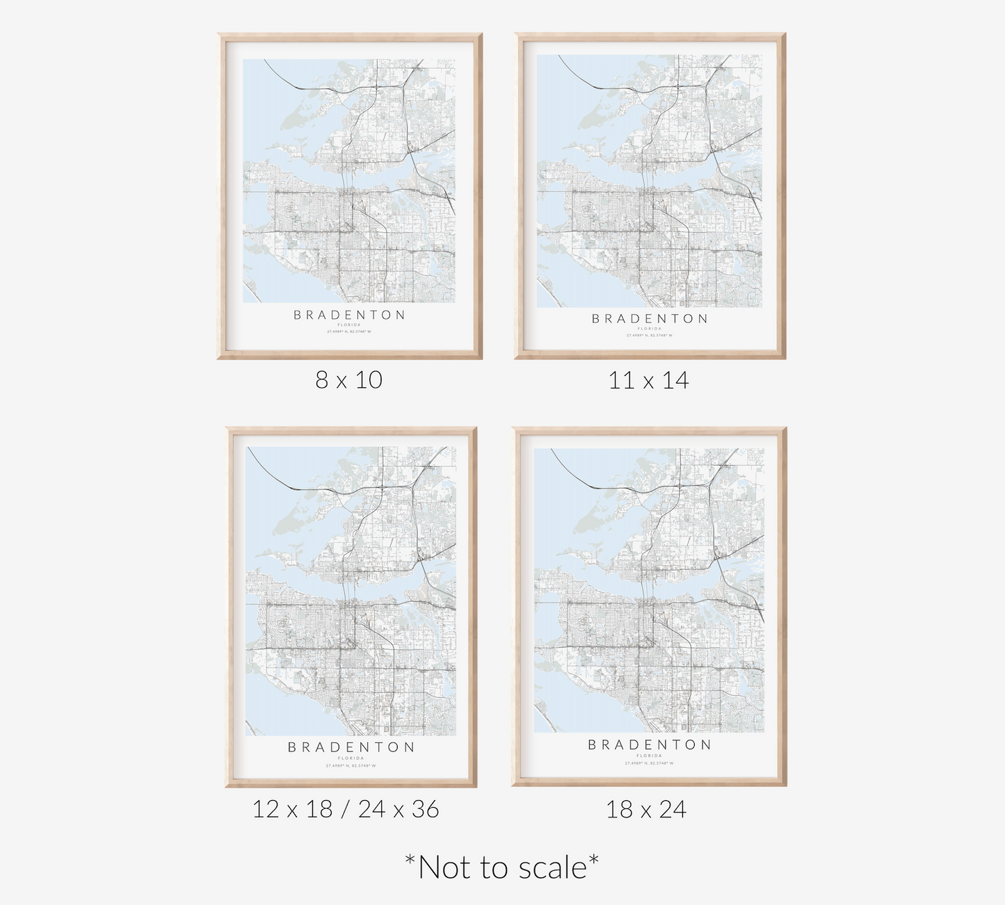 Bradenton Map Print