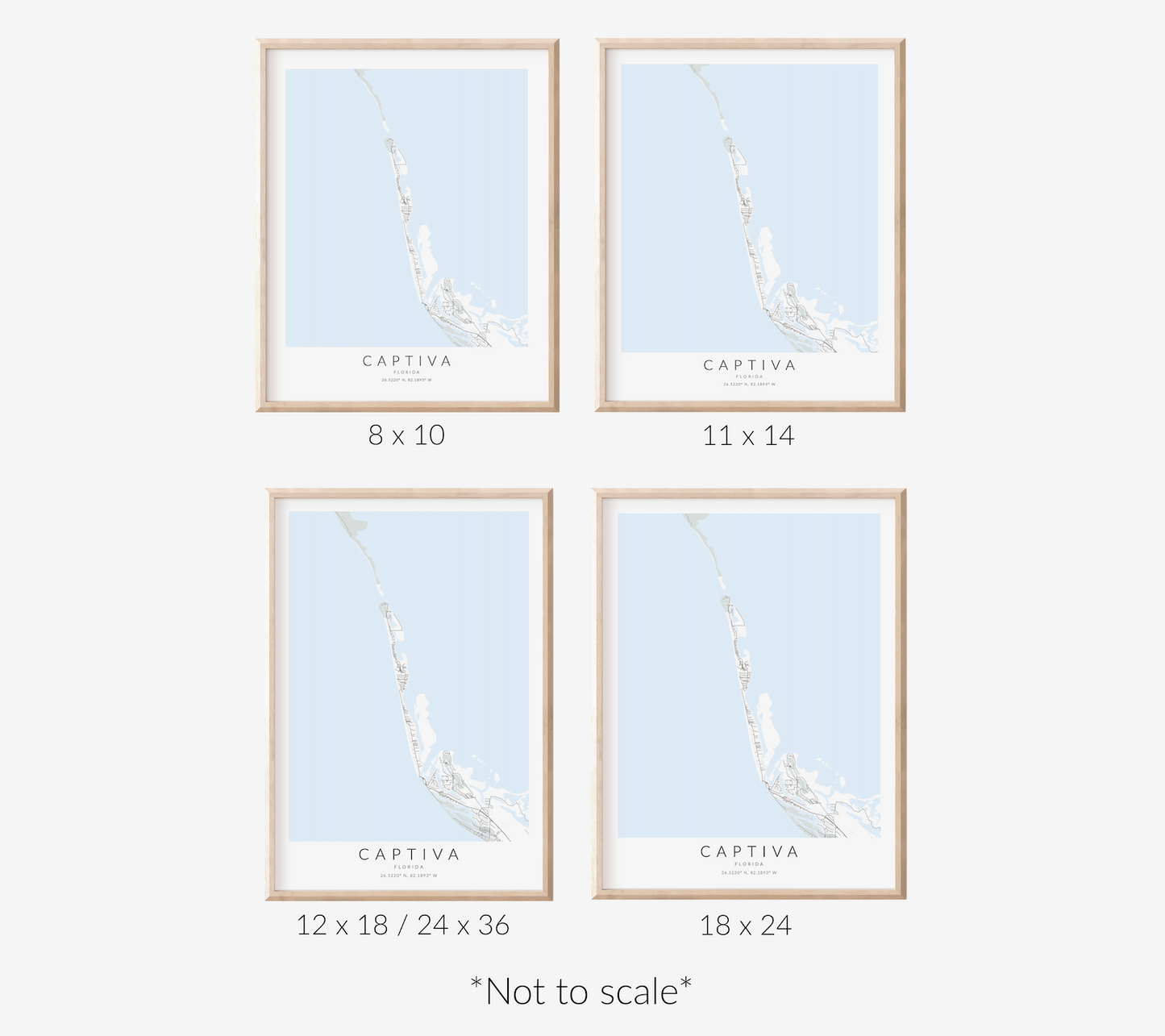 Captiva Map Print
