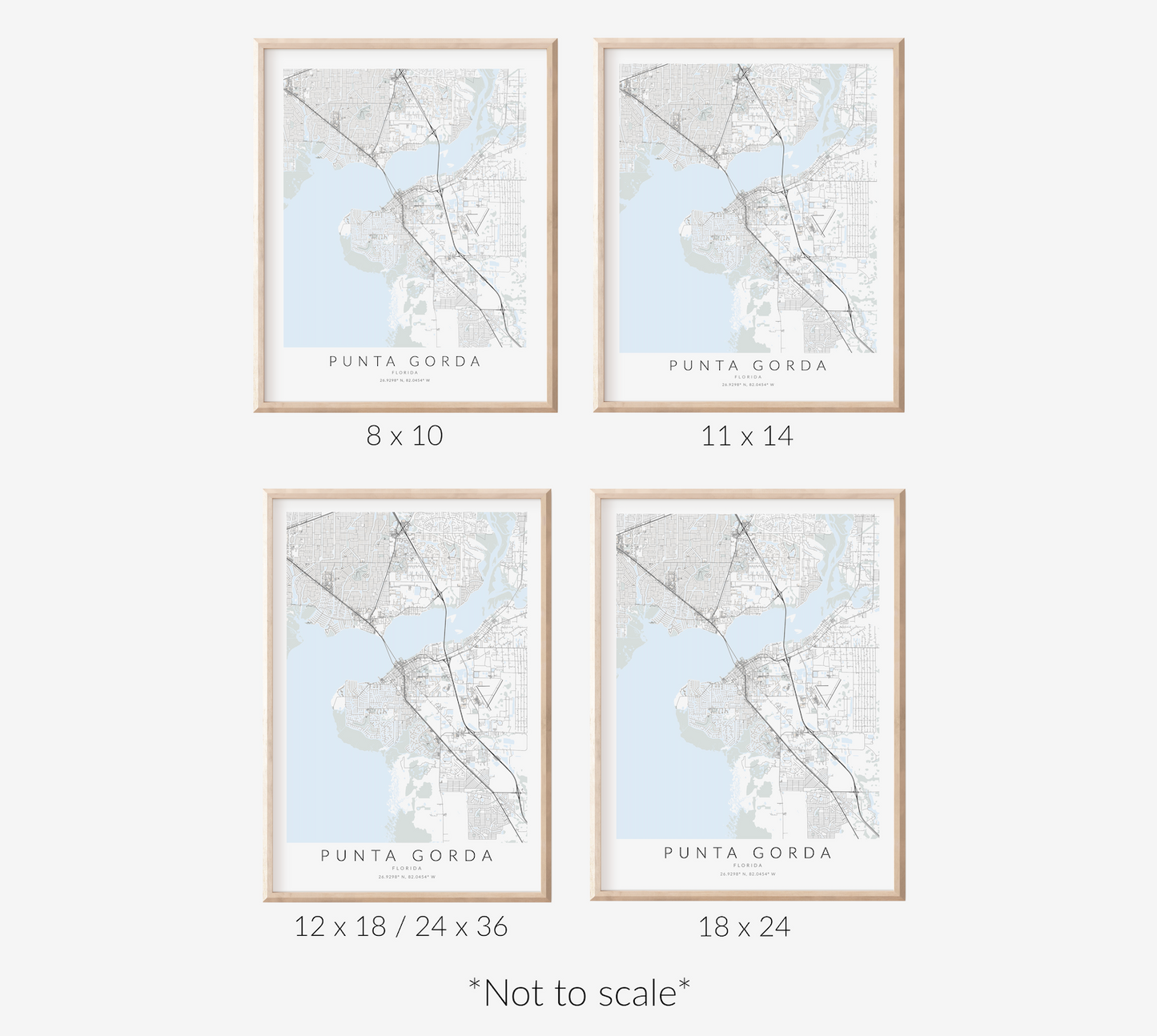 Punta Gorda Map Print