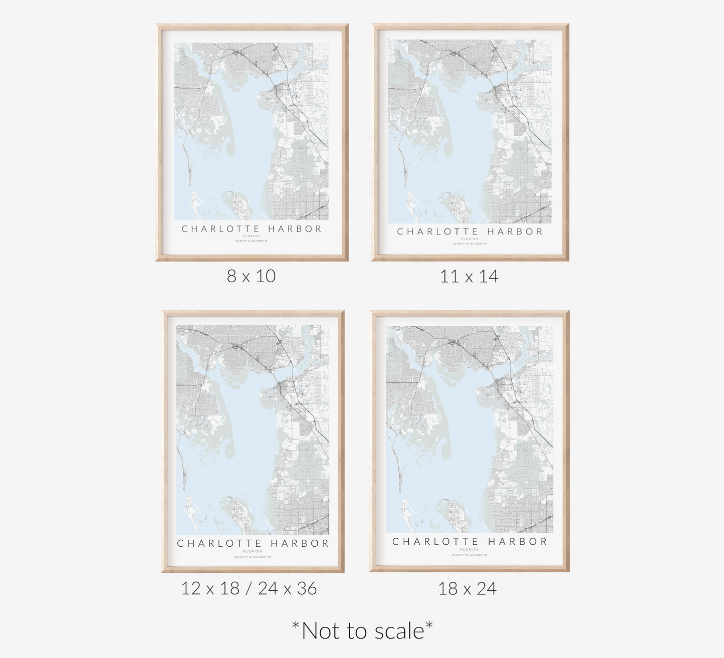Charlotte Harbor Map Print