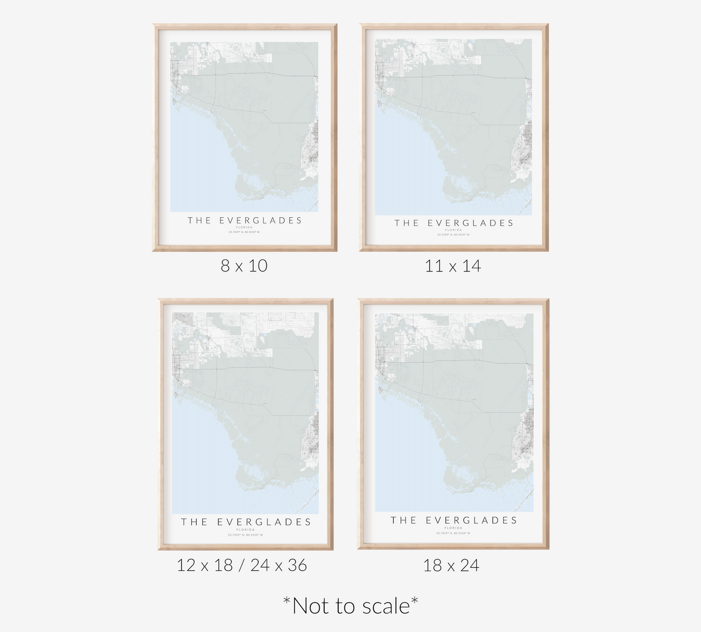 Everglades Map Print