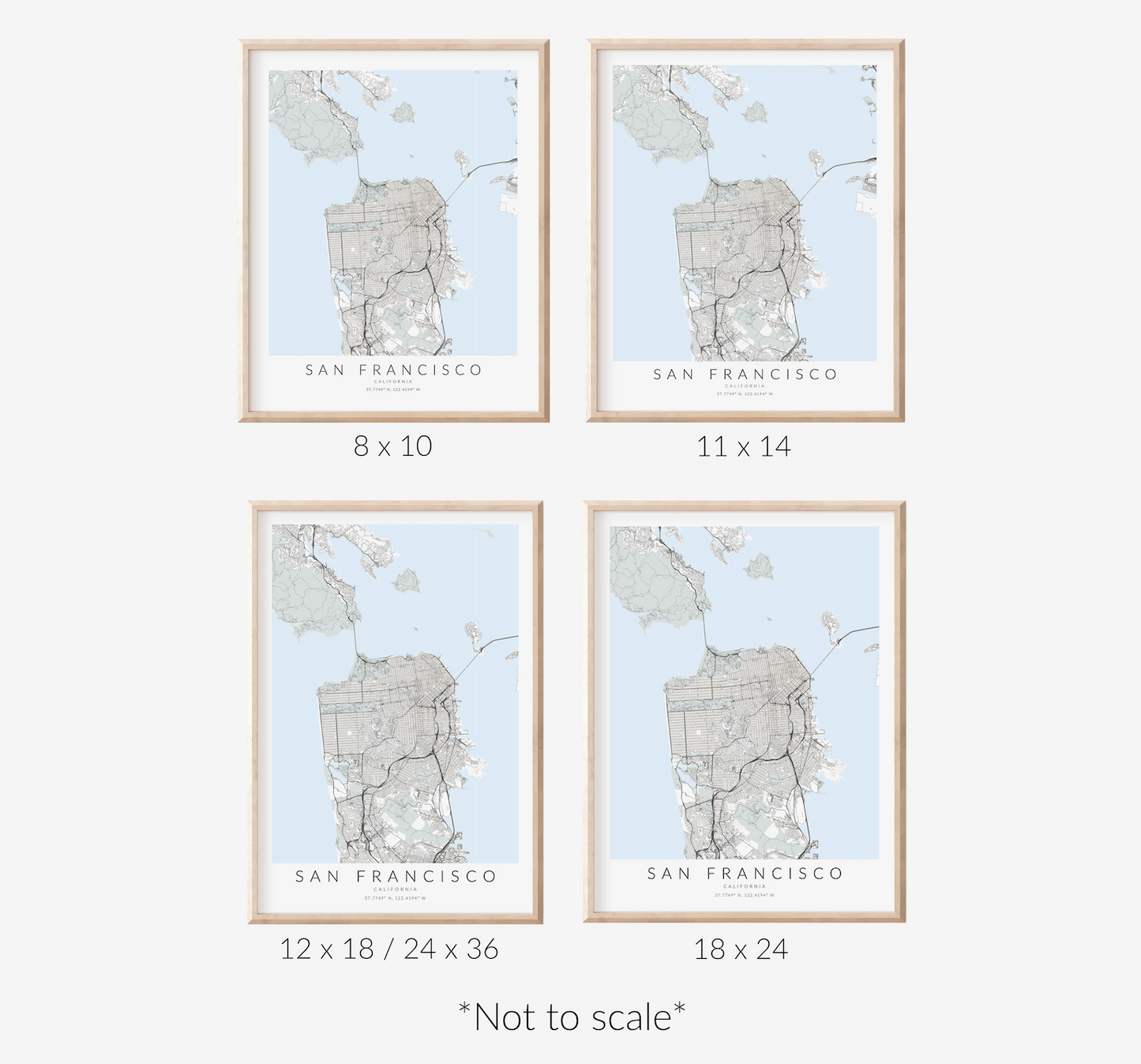 San Francisco Map Print
