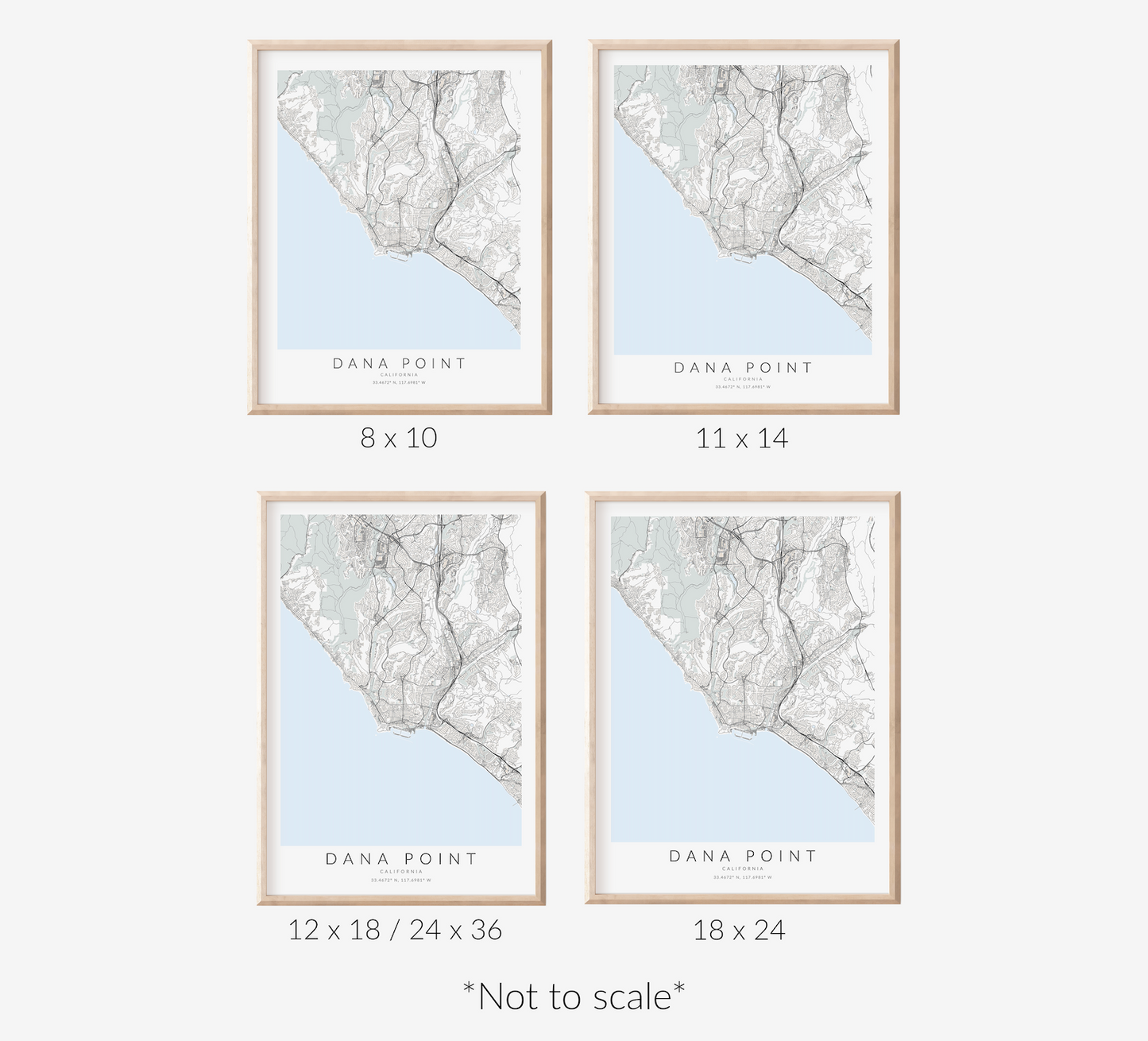 Dana Point Map Print