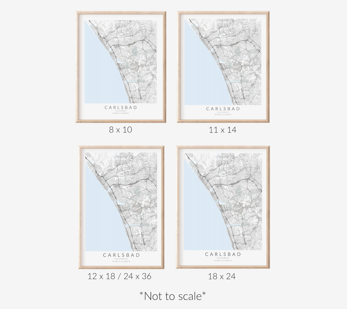 Carlsbad Map Print