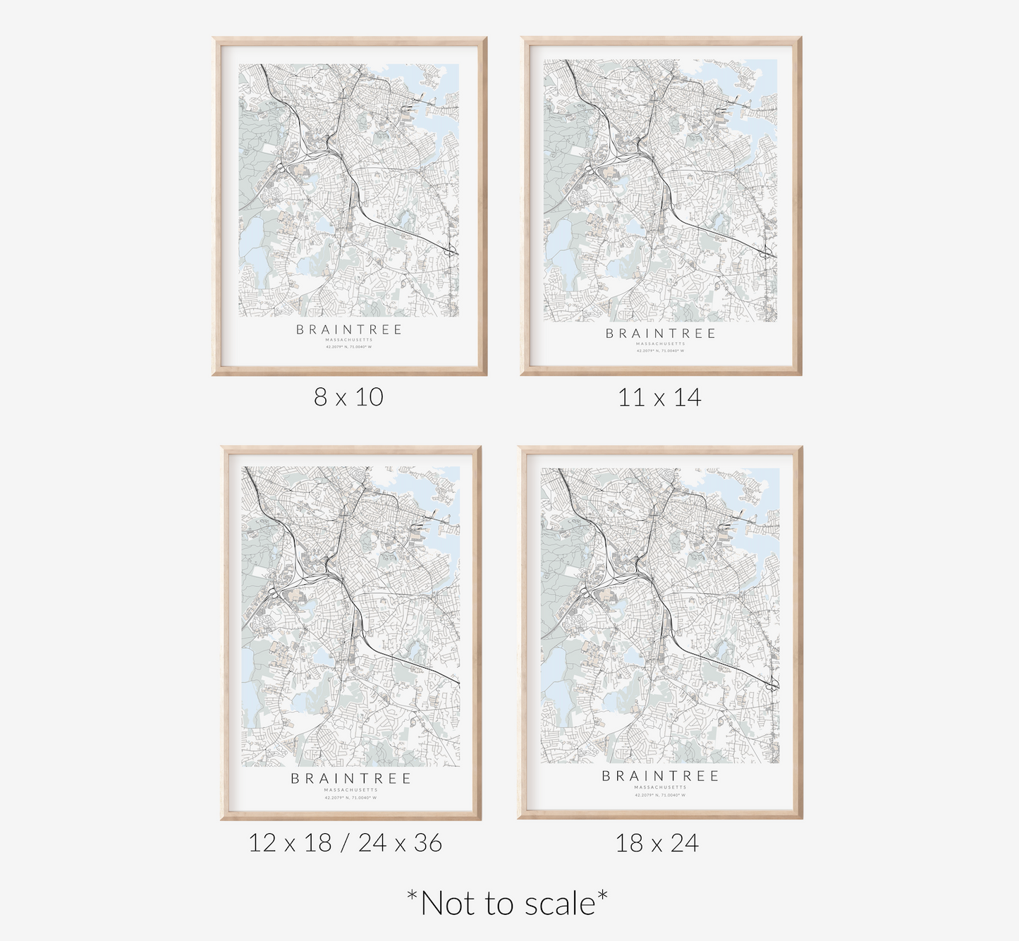 Braintree Map Print