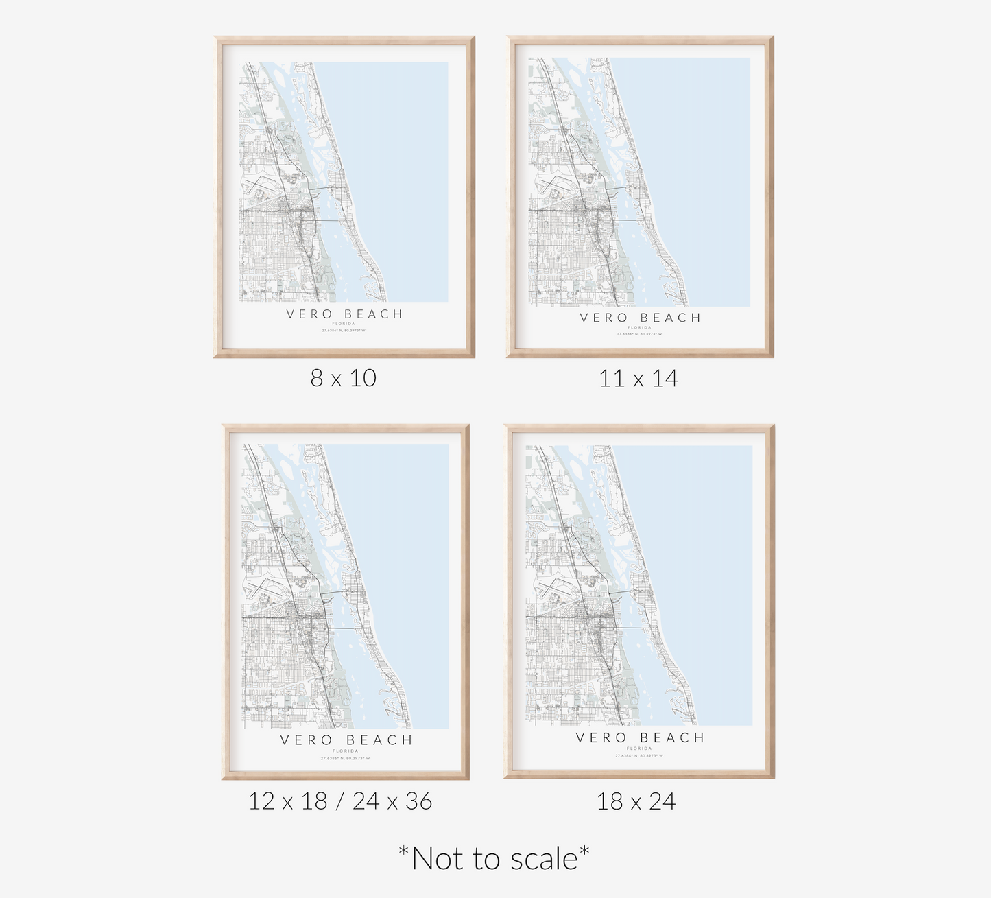 Vero Beach Map Print