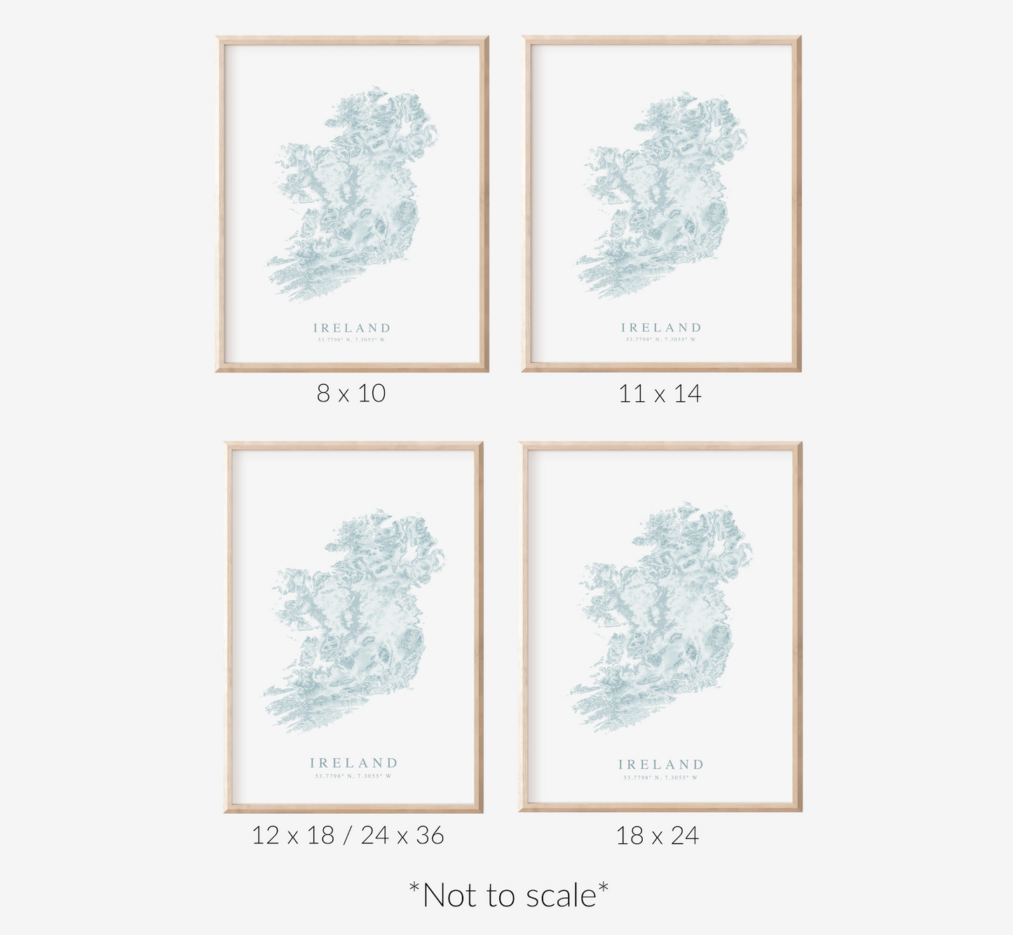 Ireland Map Print