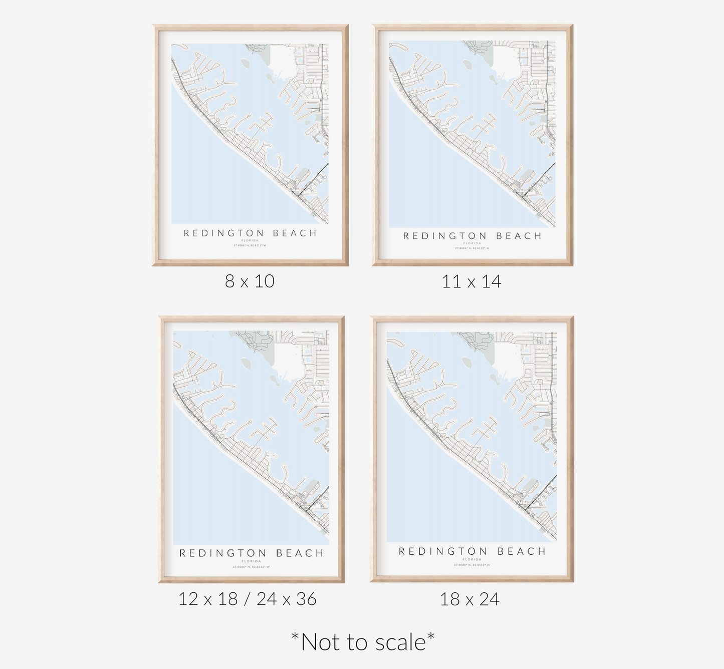 Redington Beach Map Print