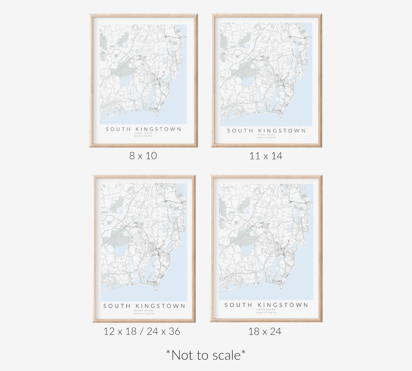 South Kingstown Map Print