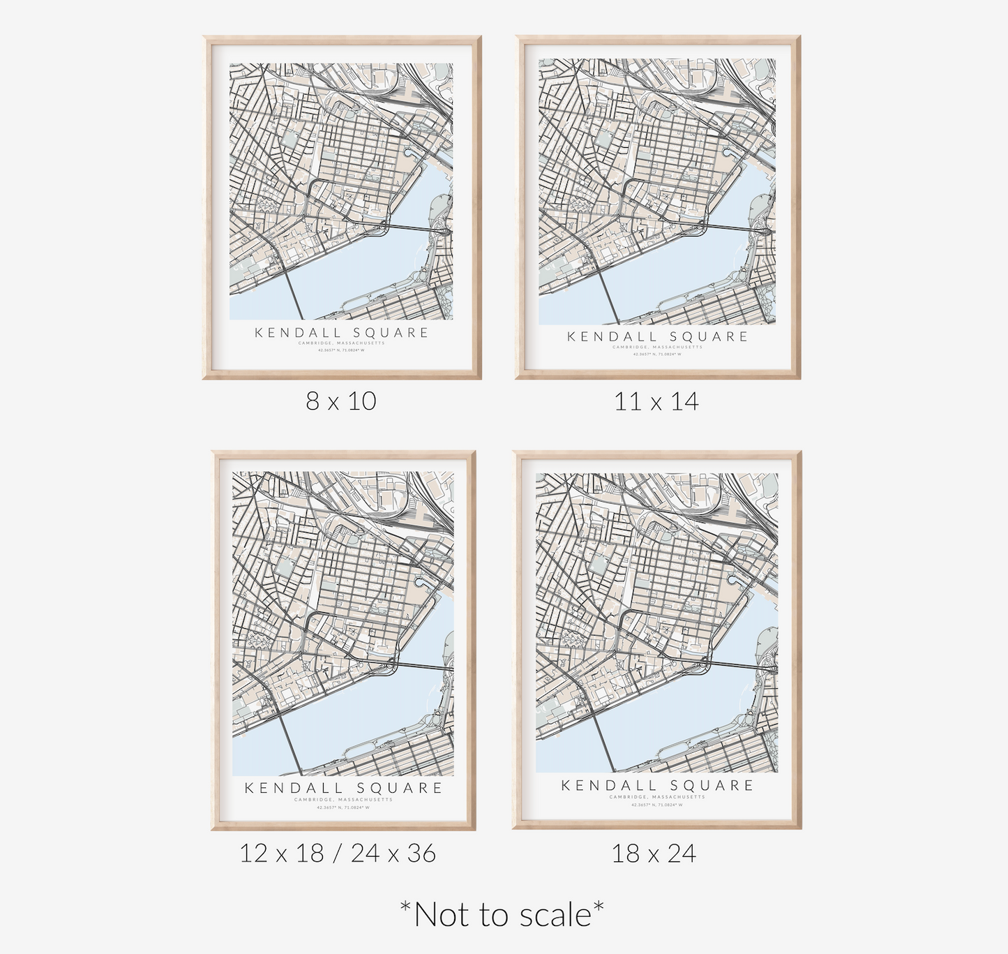 Kendall Square Map Print