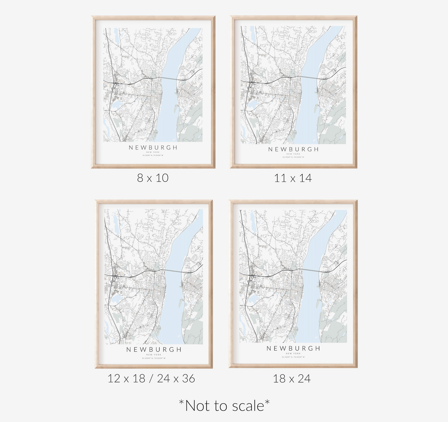 Newburgh Map Print