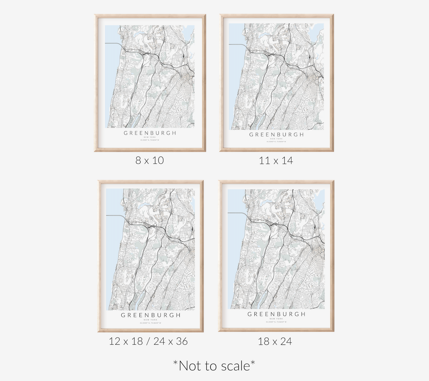 Greenburgh Map Print