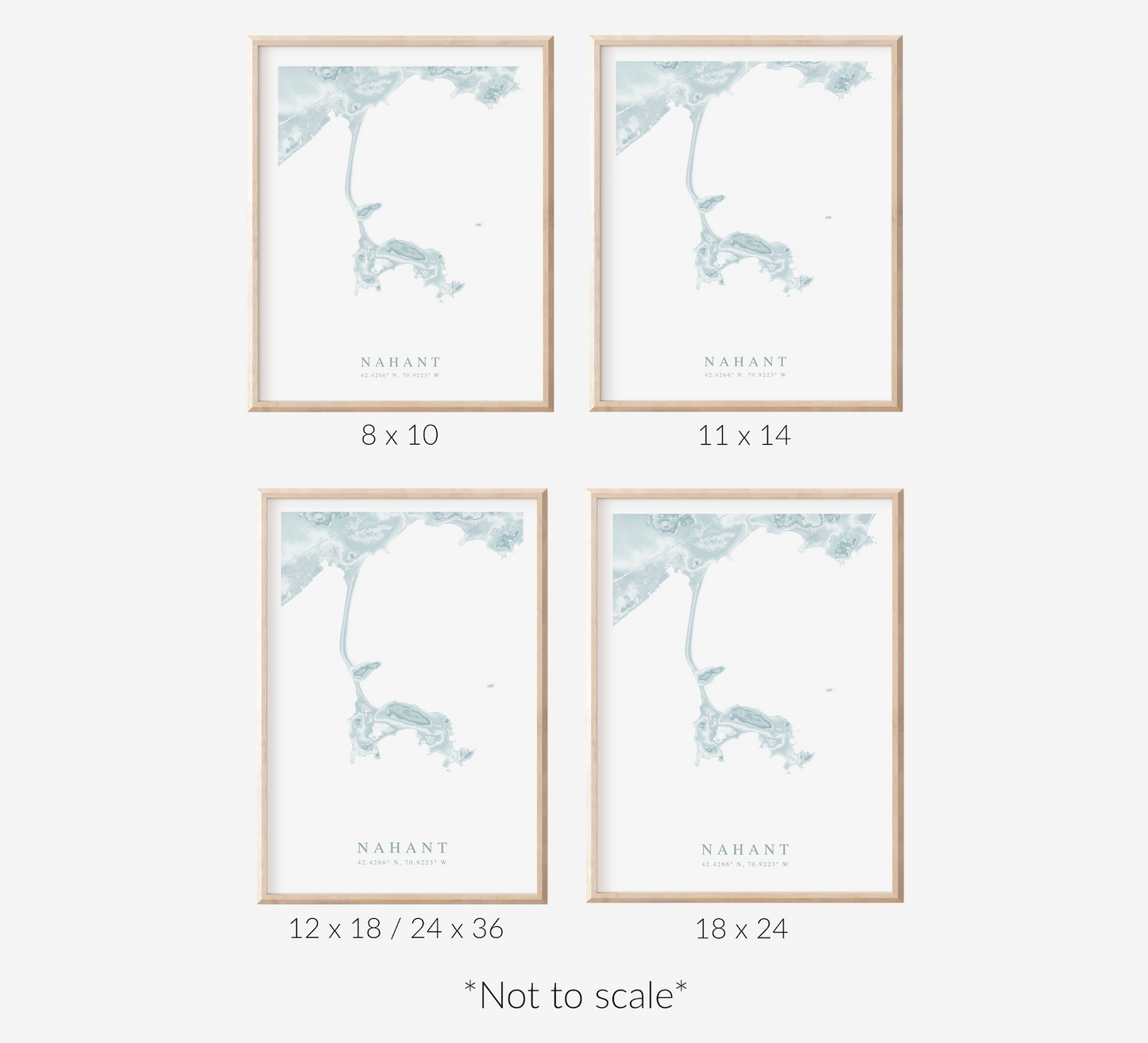 Nahant Map Print