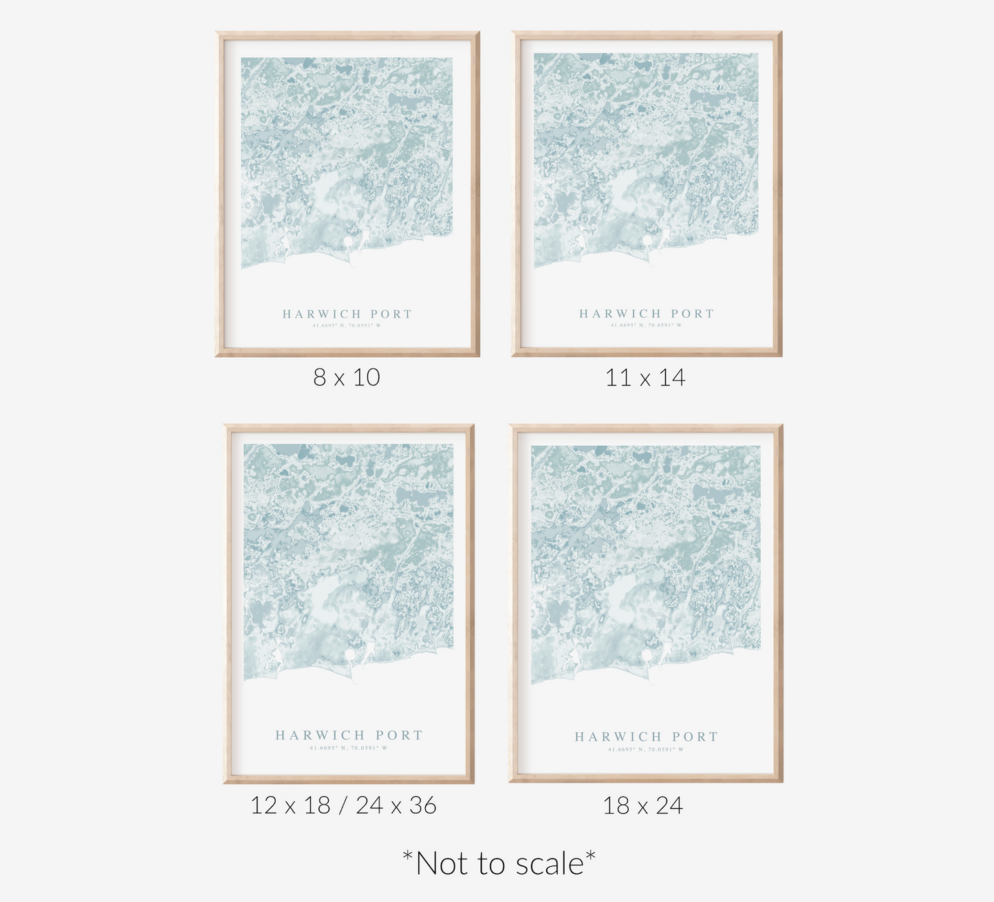 Harwich Port Map Print