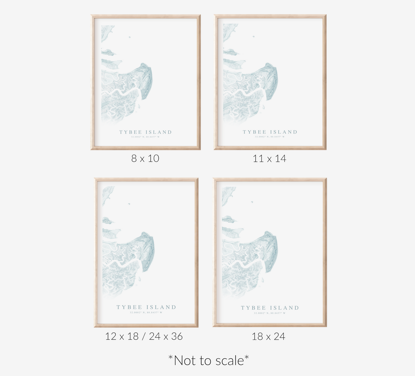 Tybee Island Map Print