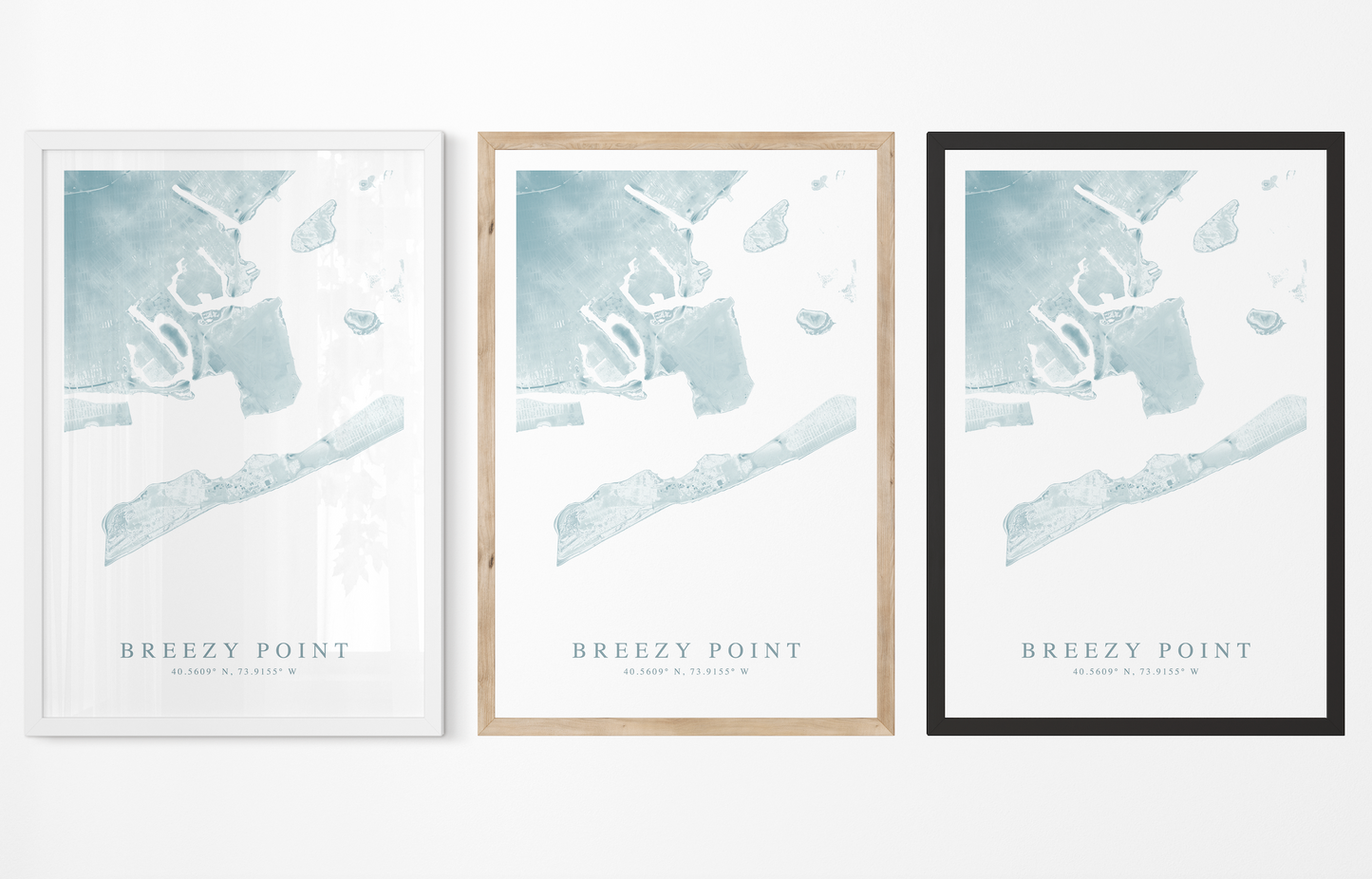 Breezy Point Map Print