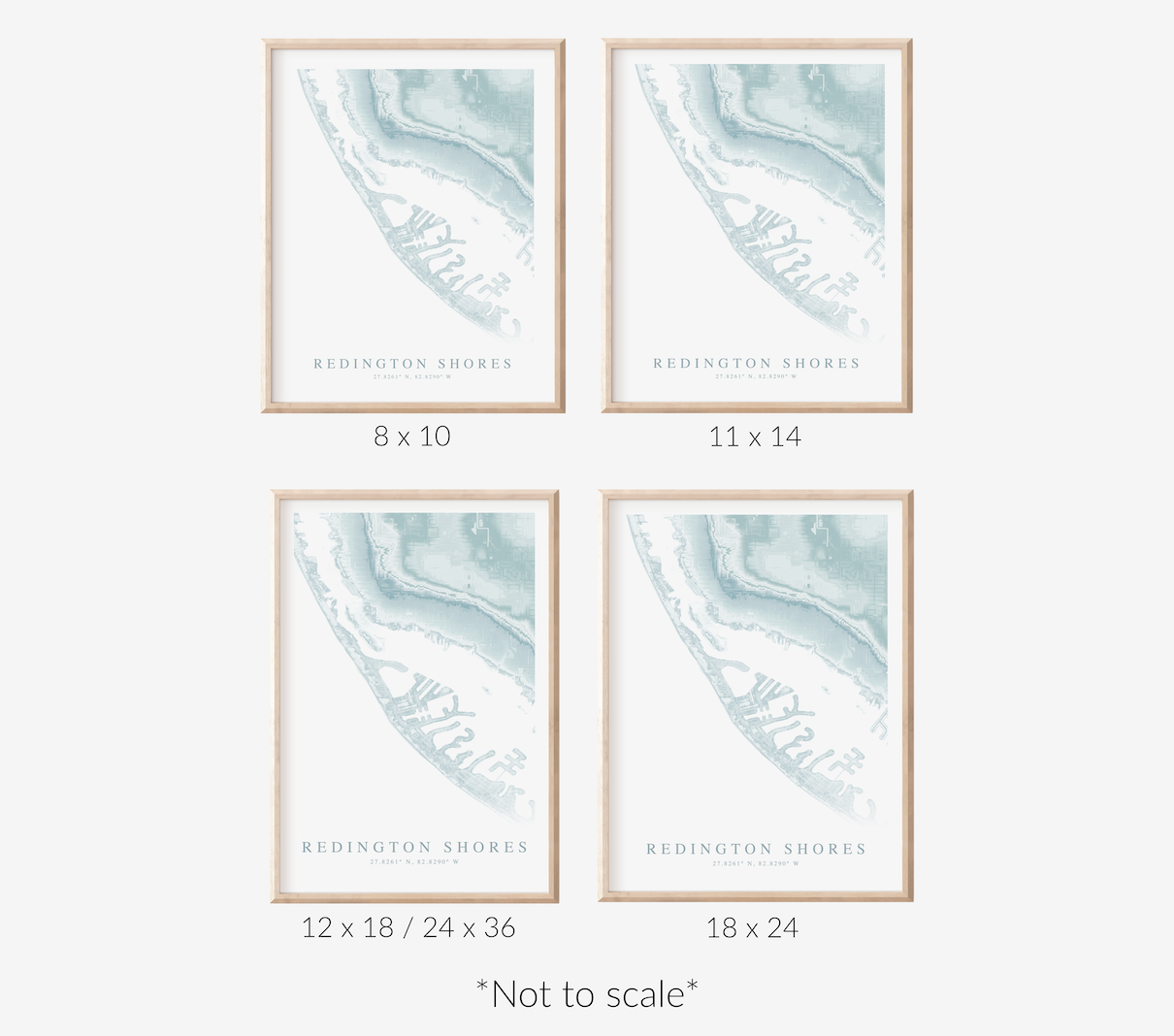 Redington Shores Map Print