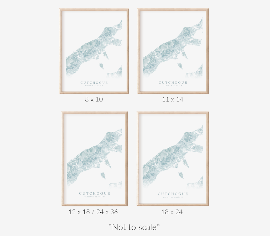 Cutchogue Map Print