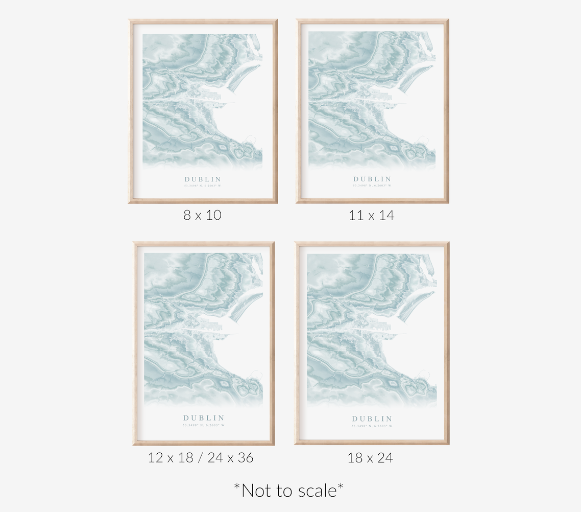 Dublin Map Print