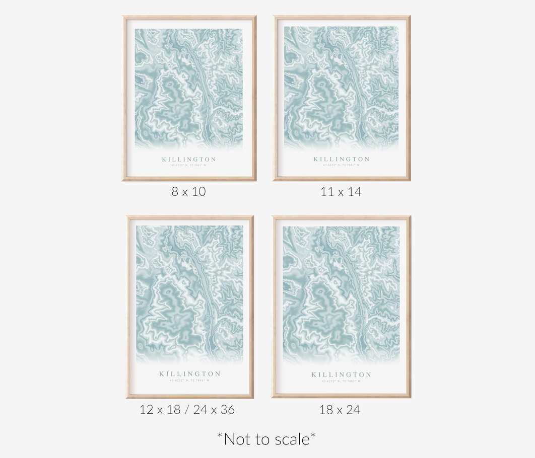 Killington VT Map Print