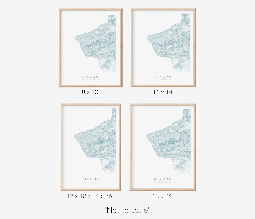 Rincon Map Print
