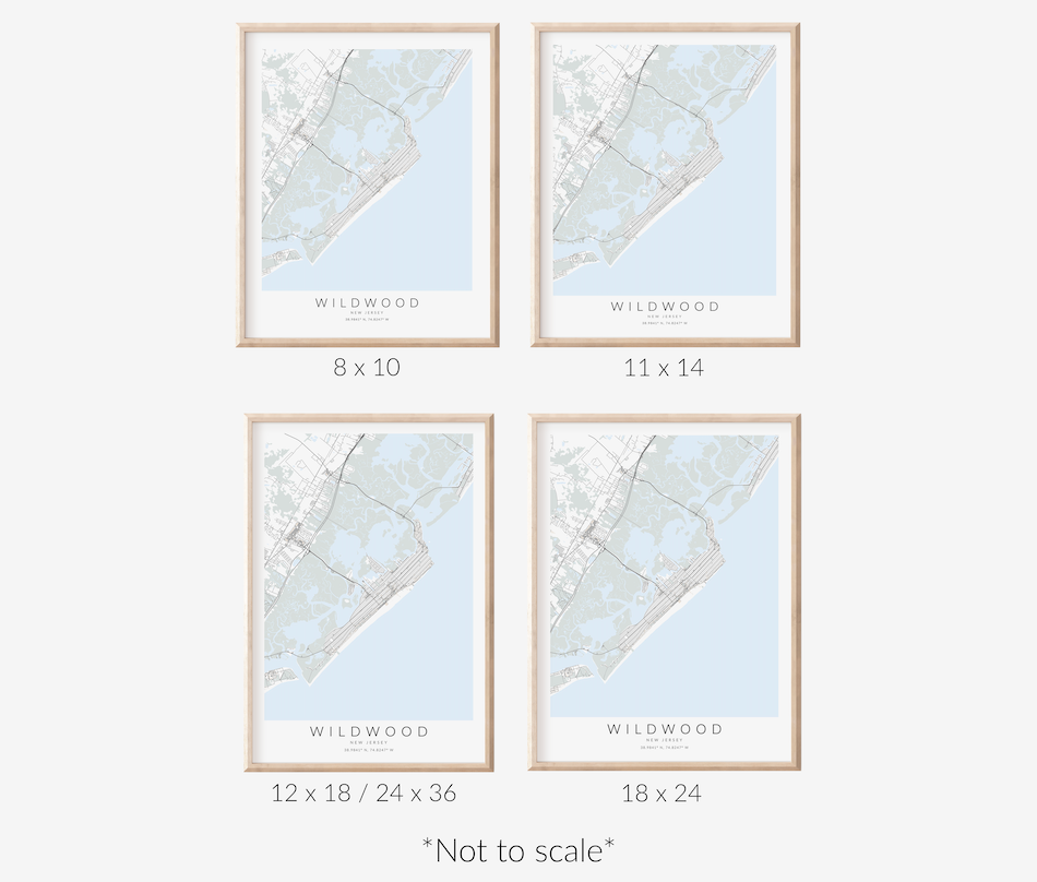 Wildwood Map Print