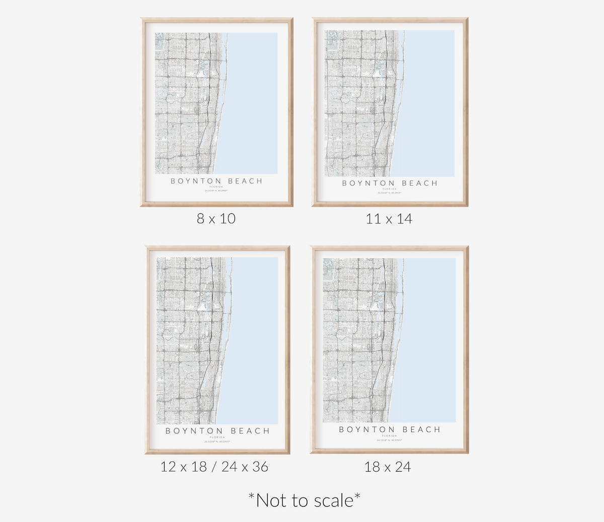 Boynton Beach Map Print