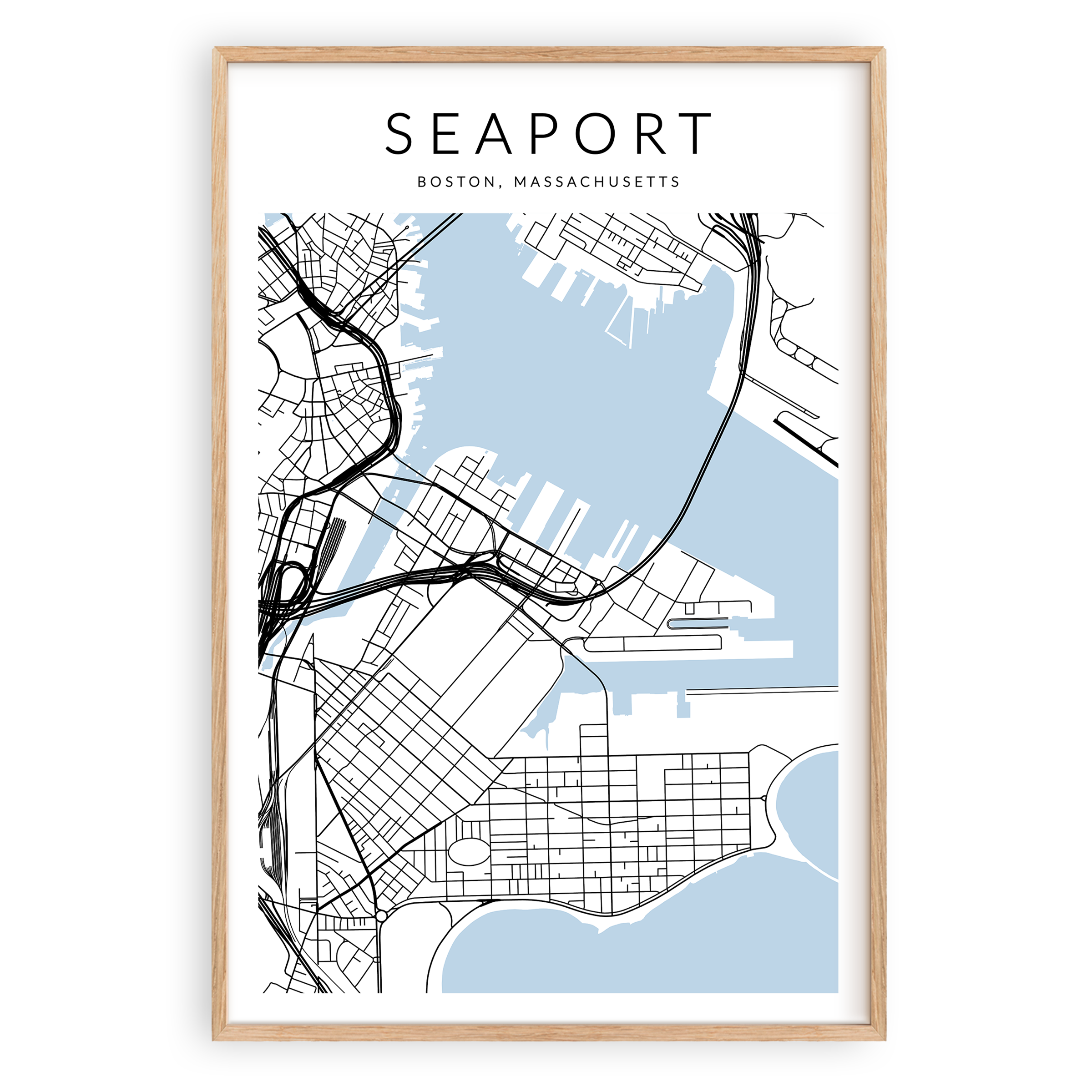 Seaport Map Print – VirtualMap